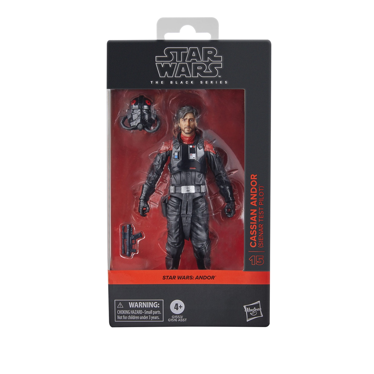 Star Wars: Andor Black Series Actionfigur Cassian Andor (Sienar Test Pilot) 15 cm