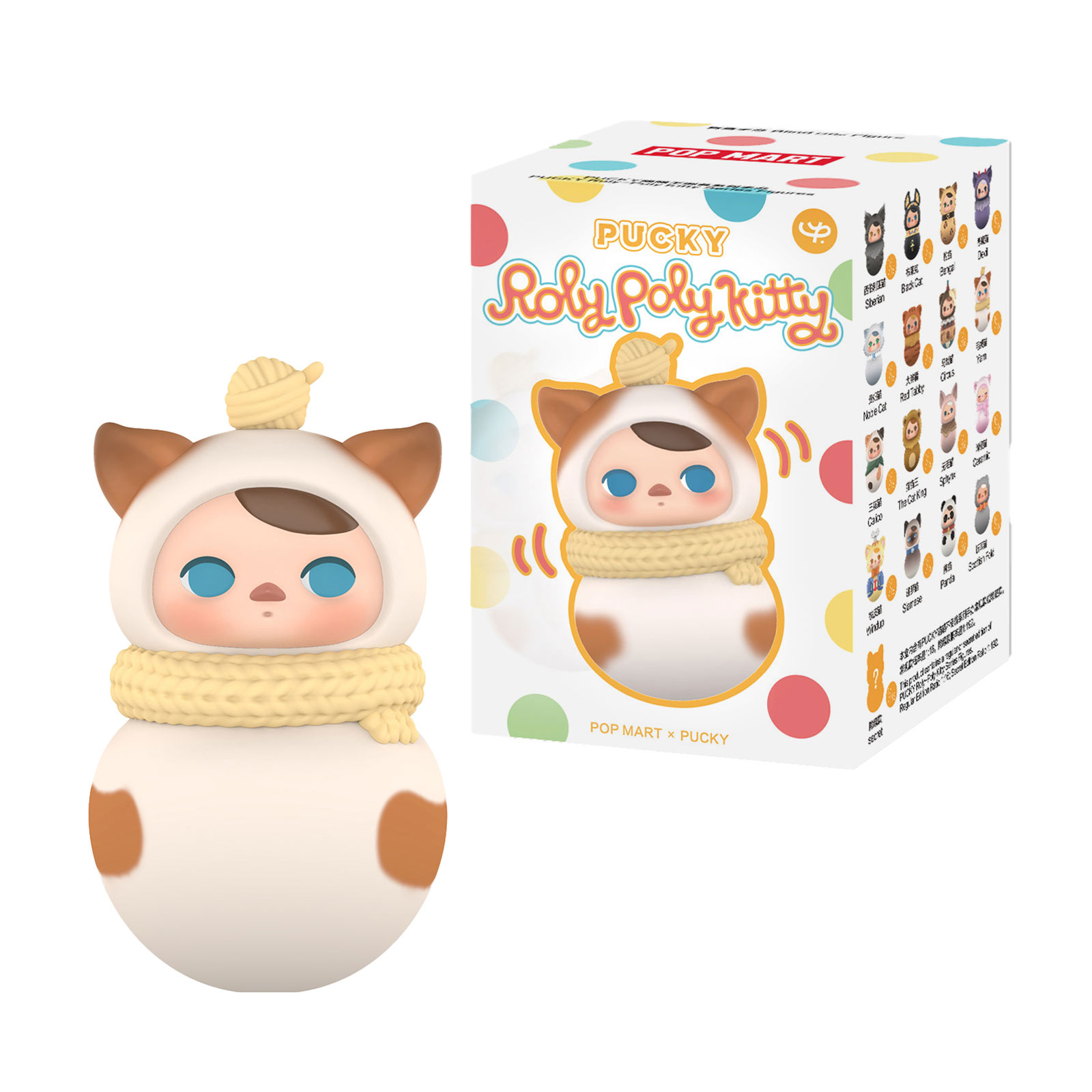 Pucky - Roly-Poly Kitty Series POP MART Mystery Figure