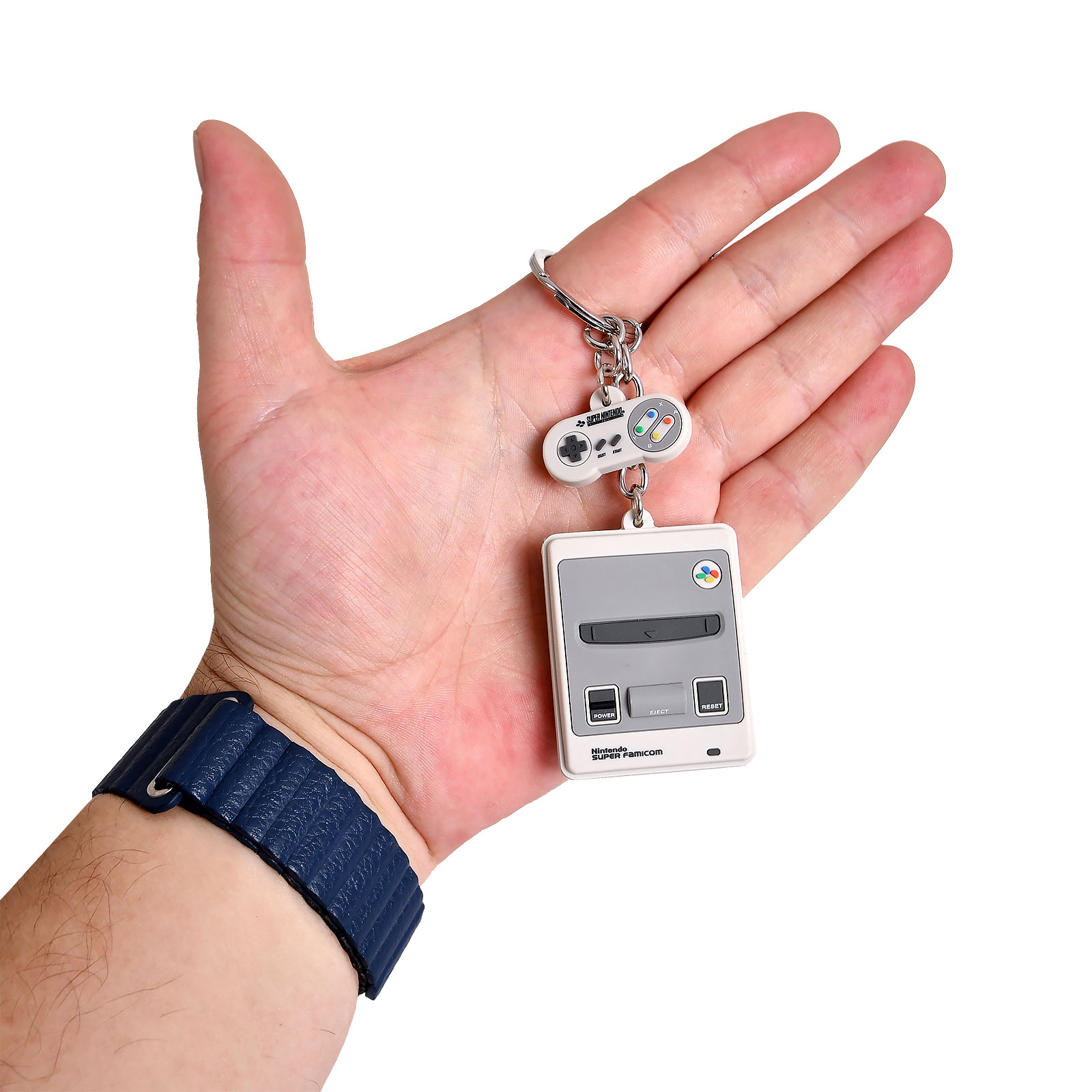 Nintendo - SNES Console and Controller Keychain