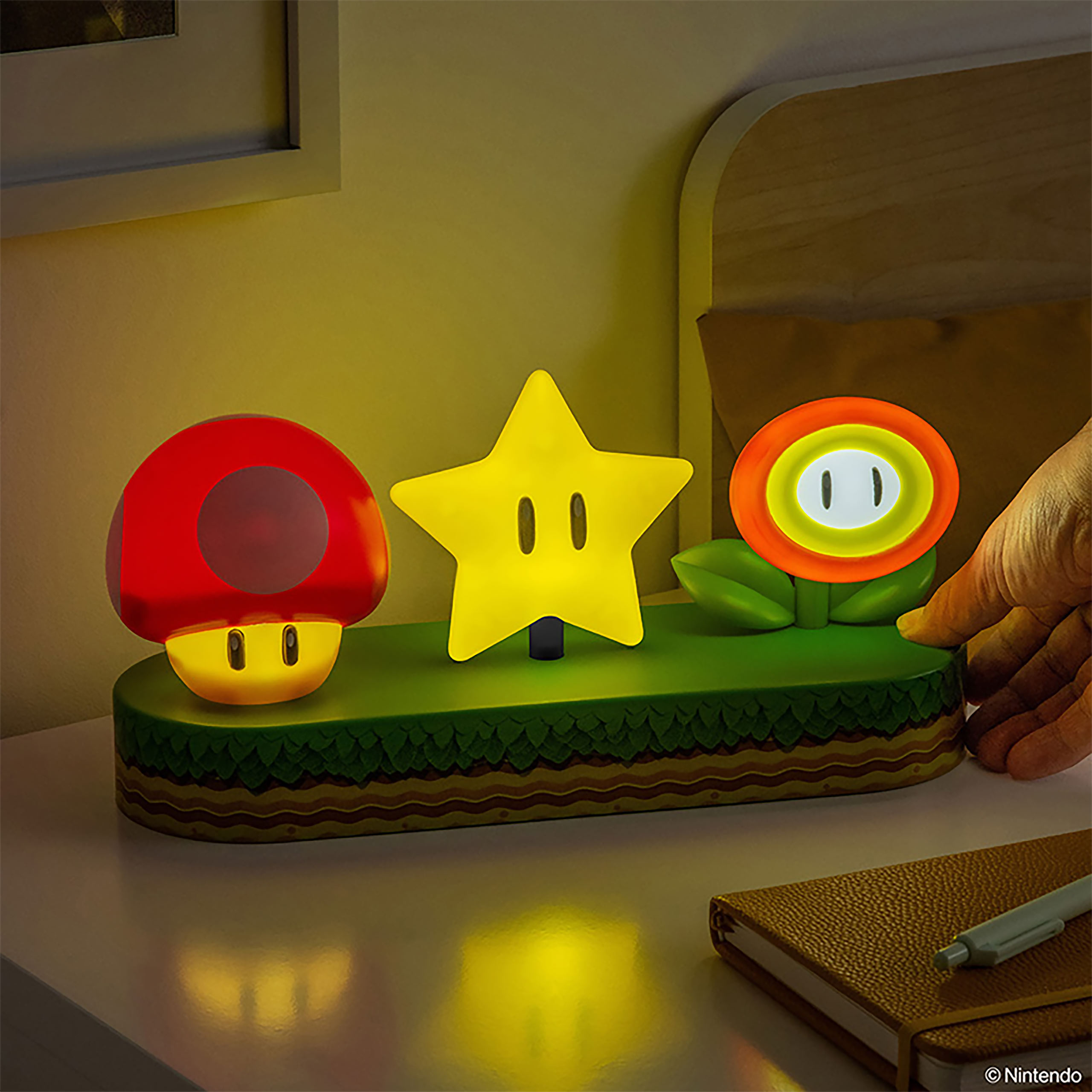 Super Mario - Lampe de Table Icons