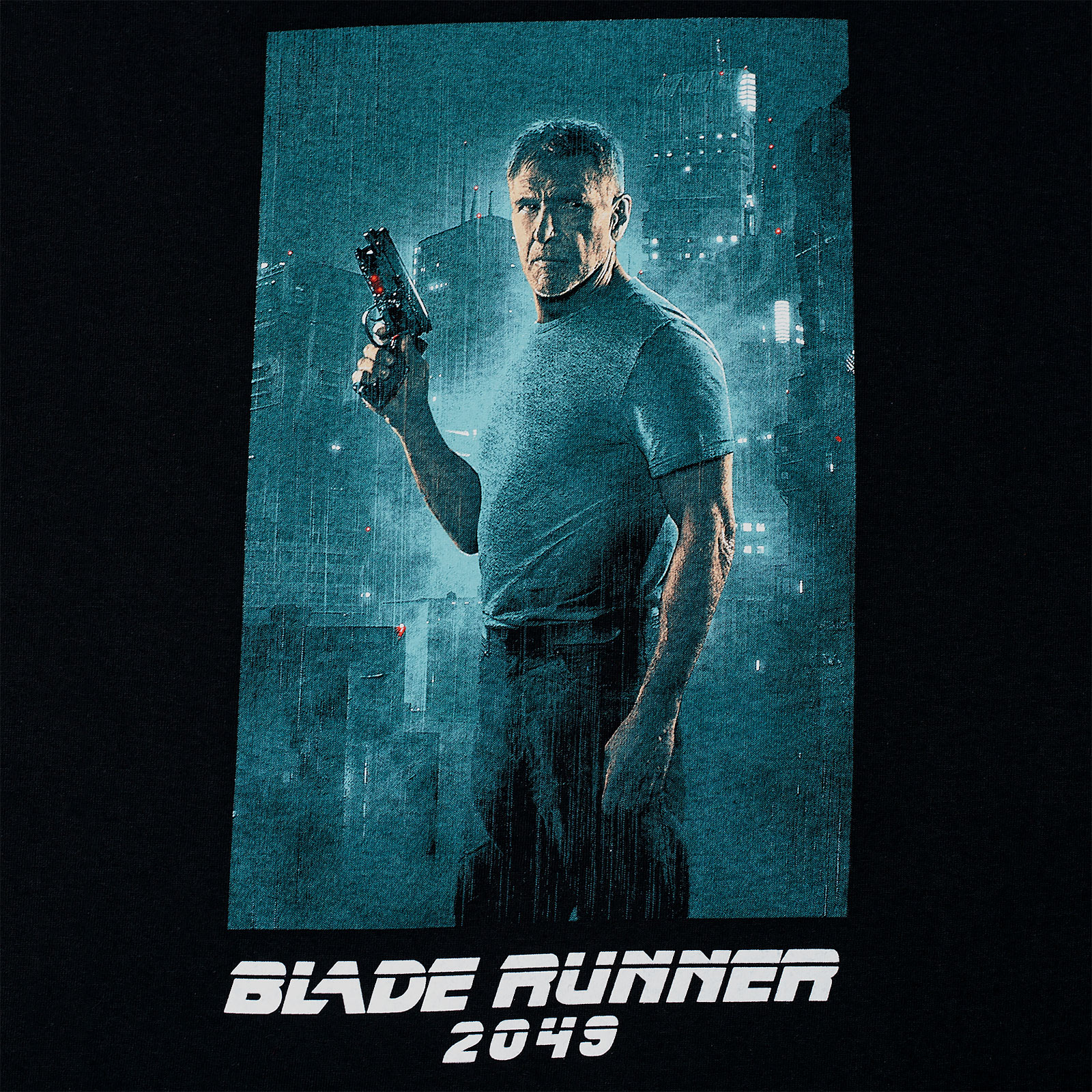 Blade Runner - Deckard Full Shot T-Shirt Zwart