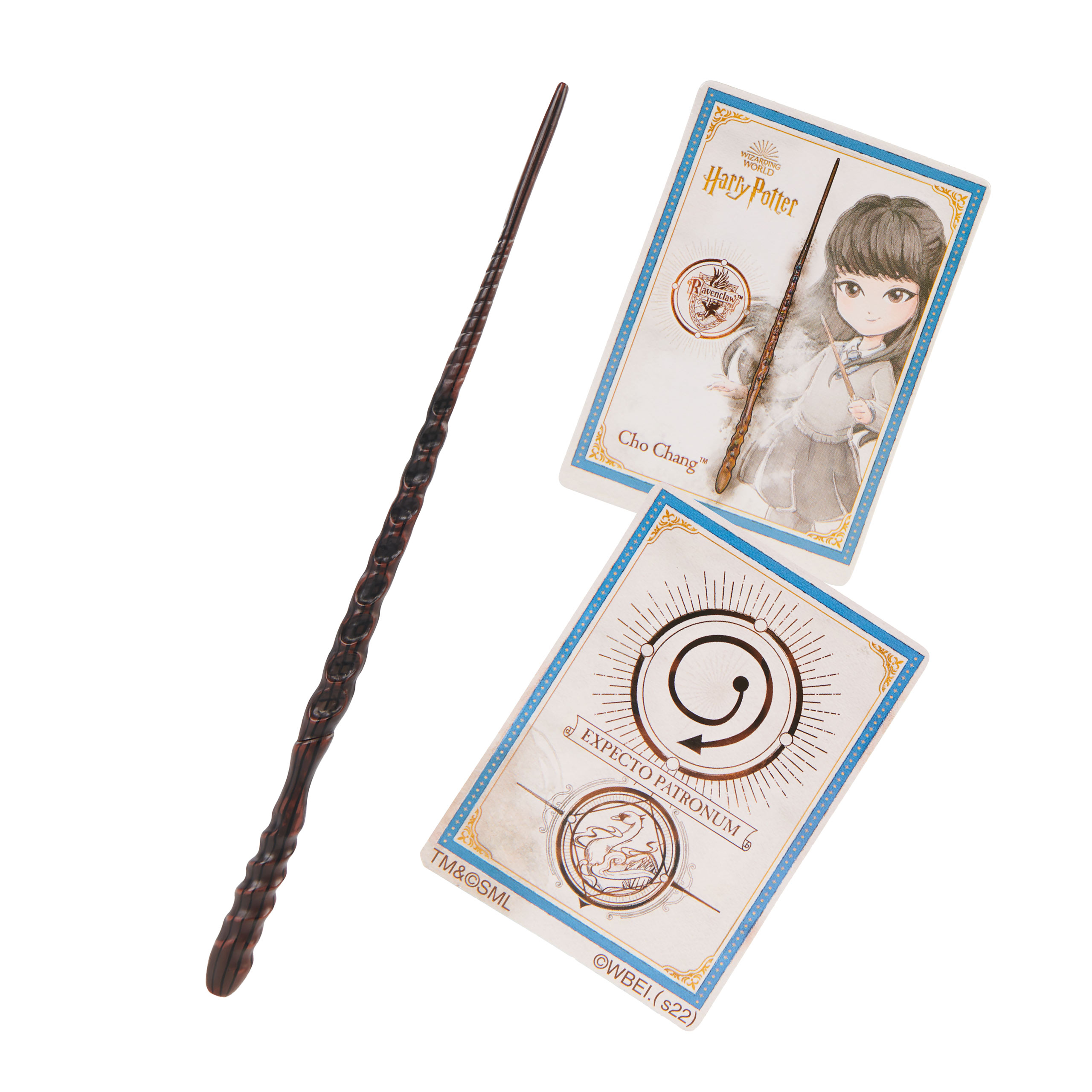 Harry Potter - Baguette magique de Cho Chang avec carte de sort