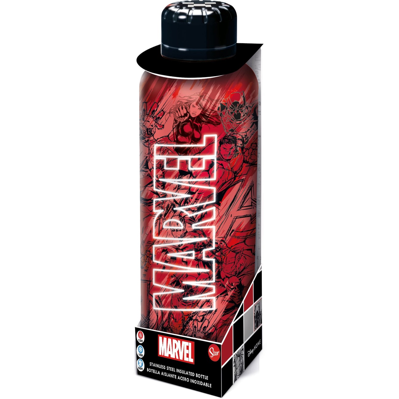 Borraccia in acciaio inox Marvel Marvel Pattern