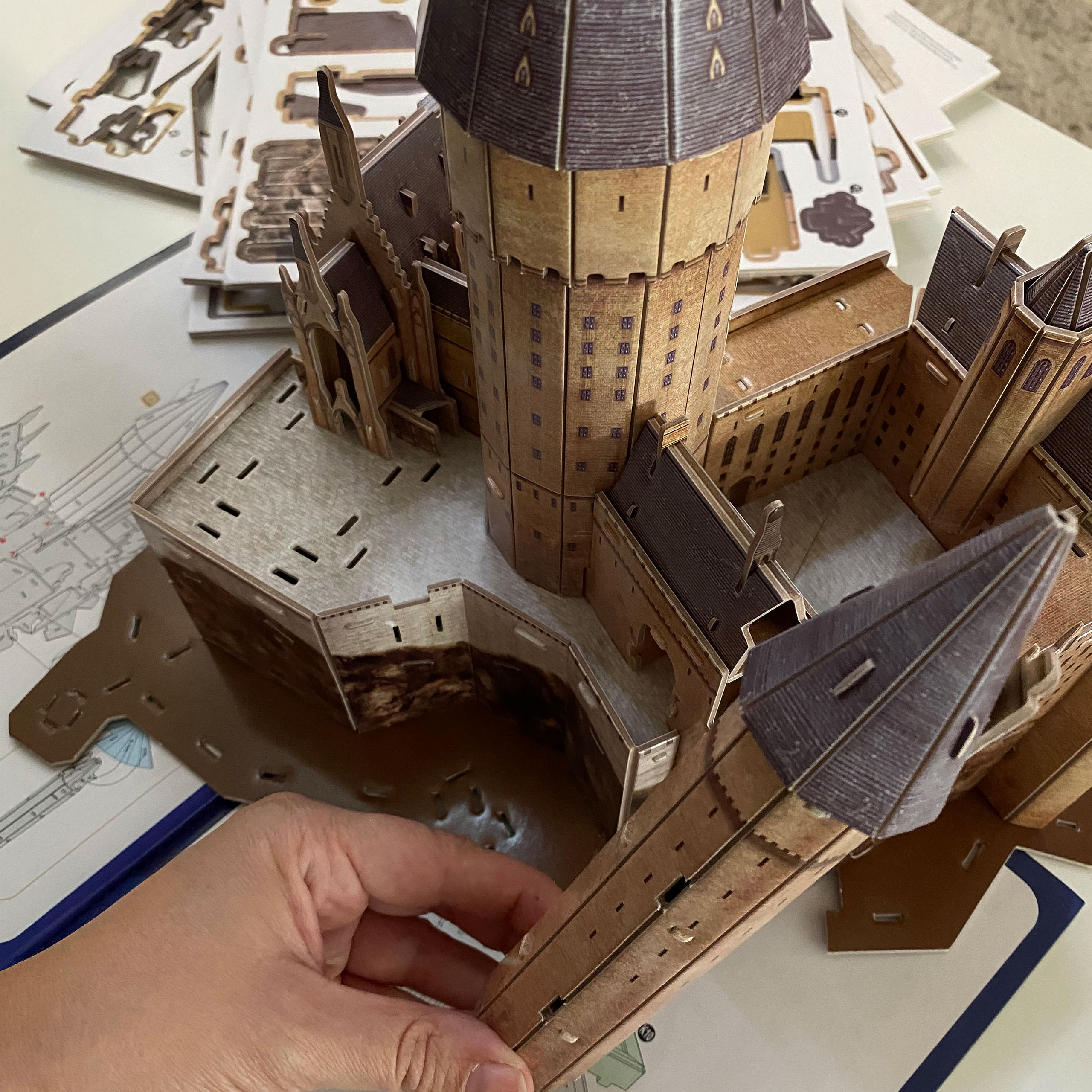 Kit de construction modèle 4D du Château de Poudlard - Harry Potter