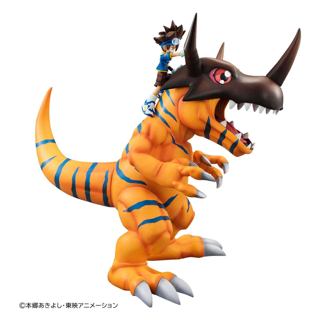 Digimon Adventure - Greymon och Taichi Yagami G.E.M. Series figureset (Repeat)