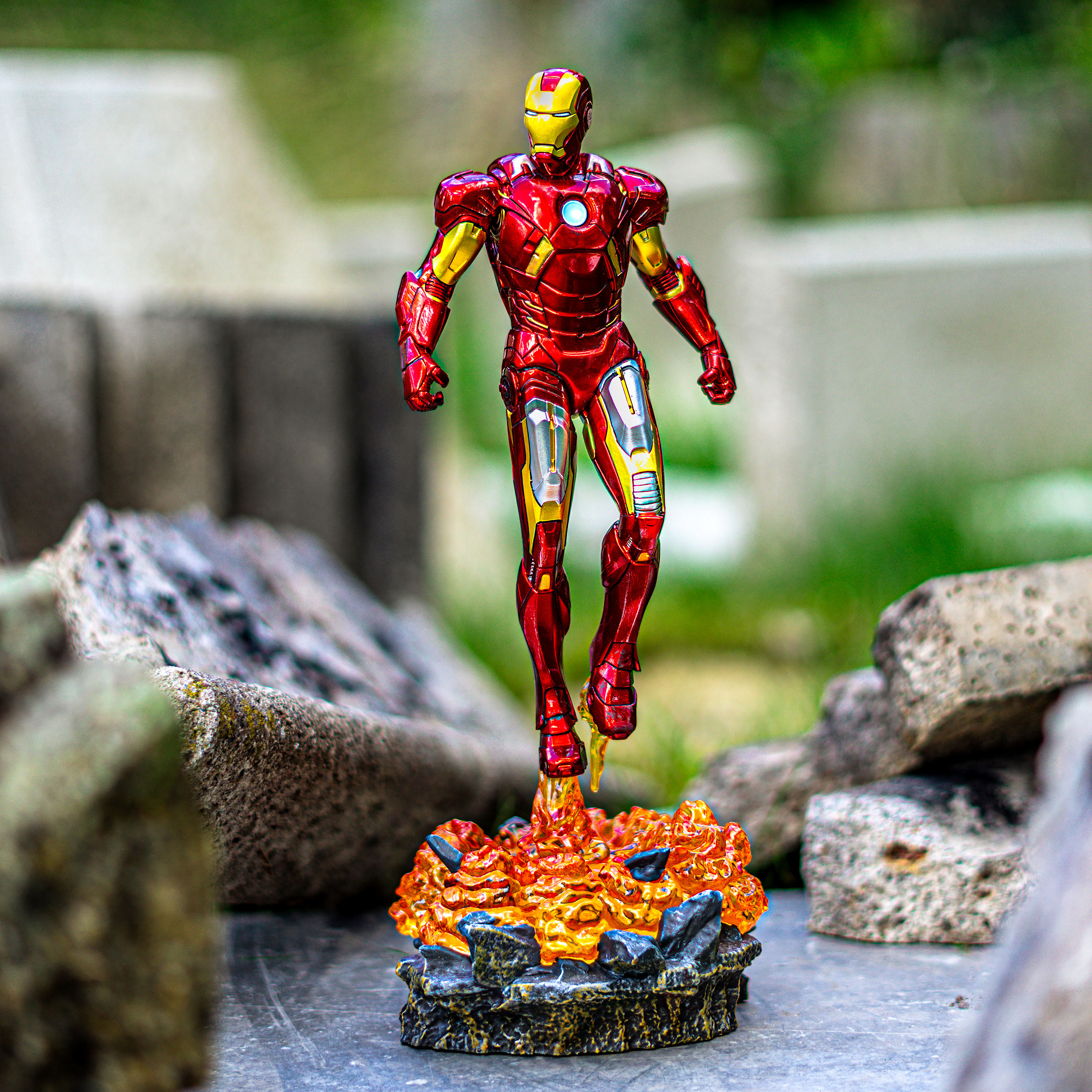 Iron Man - The Infinity Saga BDS Art Scale Deluxe Statue mit Leuchtfunktion
