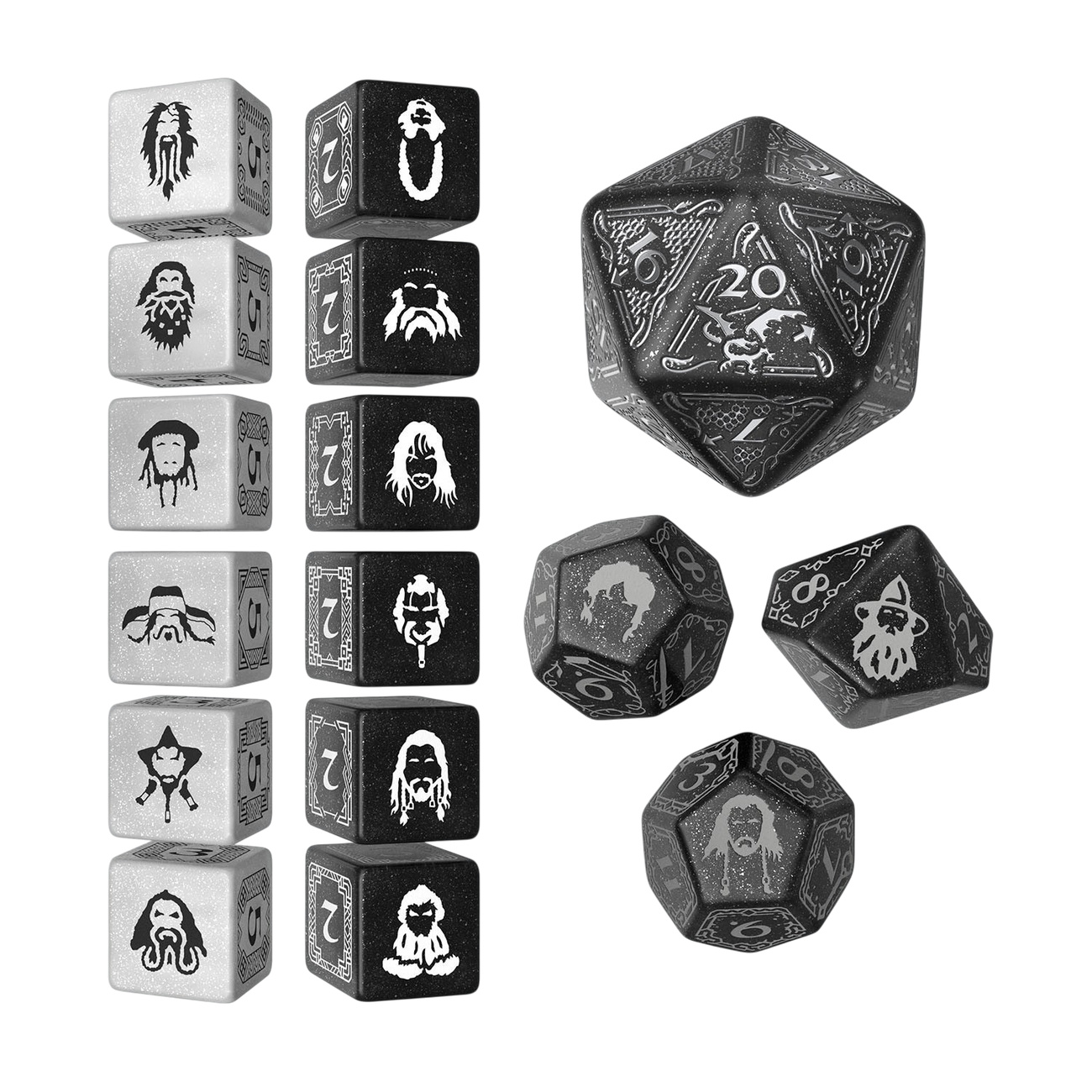 The Hobbit - Umbral Hollow TCG Dice Set 16 pcs