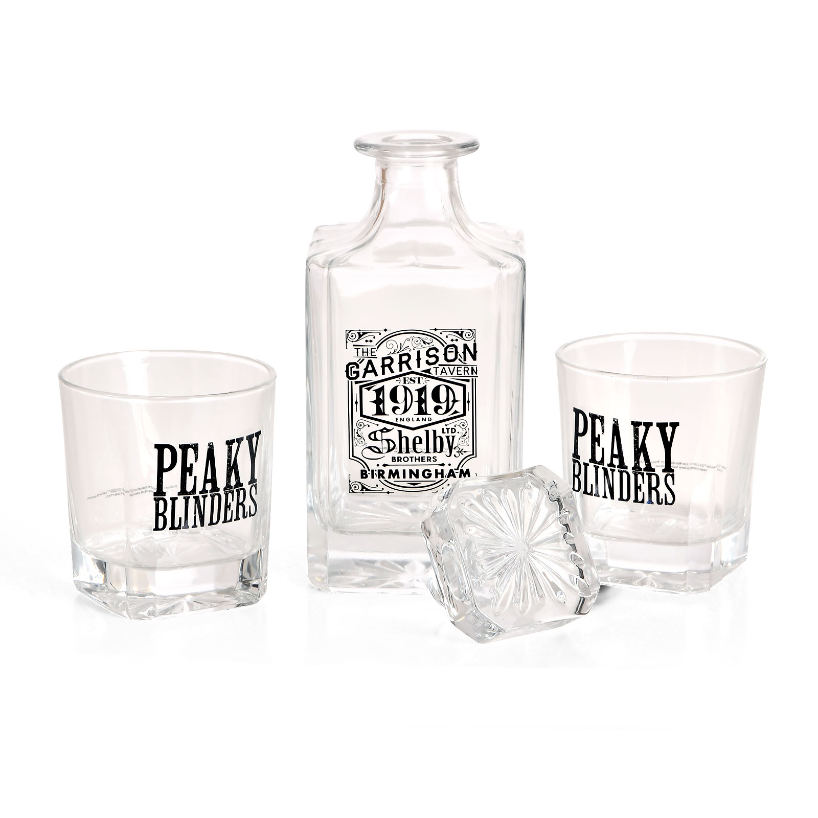 Peaky Blinders - Karaffe und Gläser Set