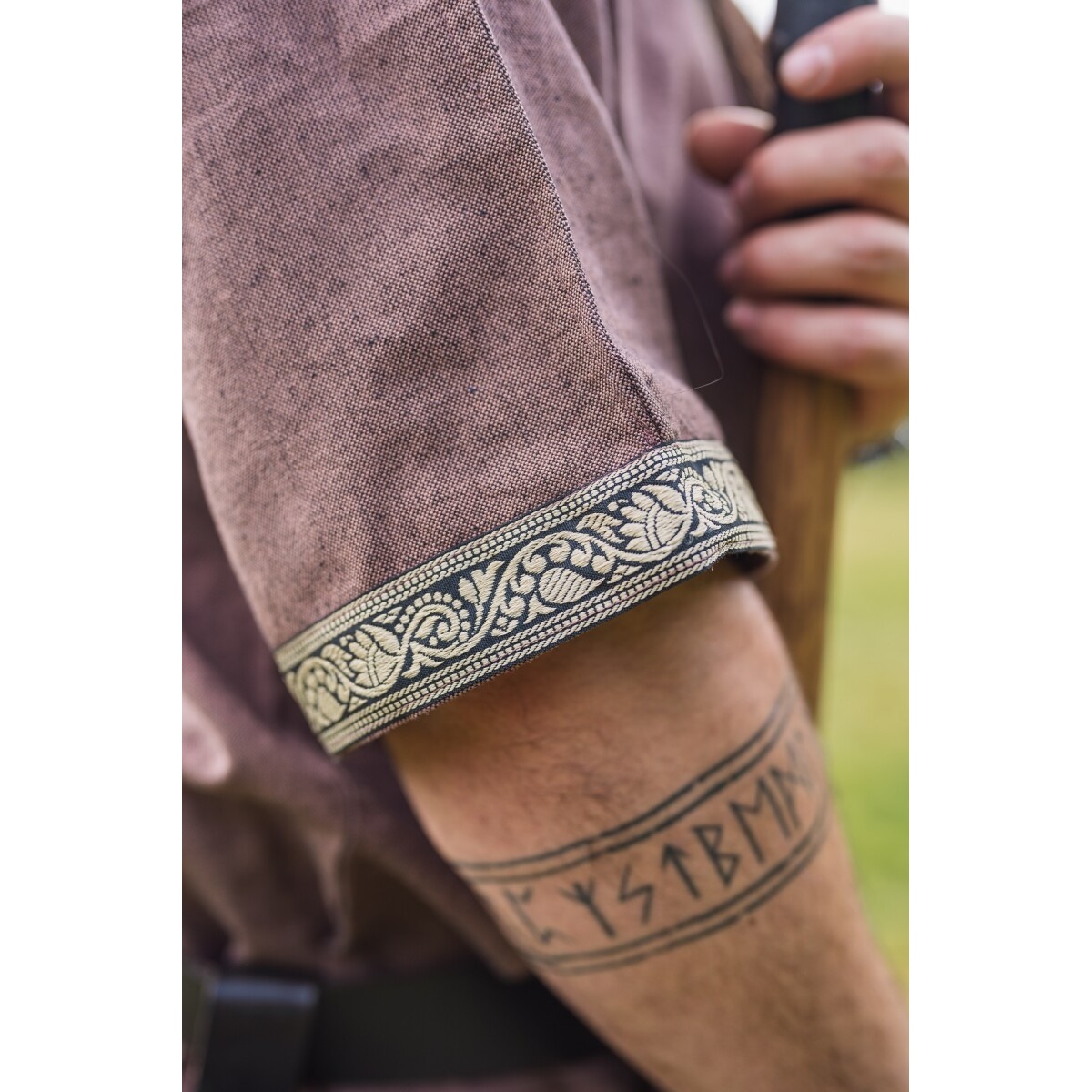 Medieval Short-Sleeve Tunic Richard chestnut