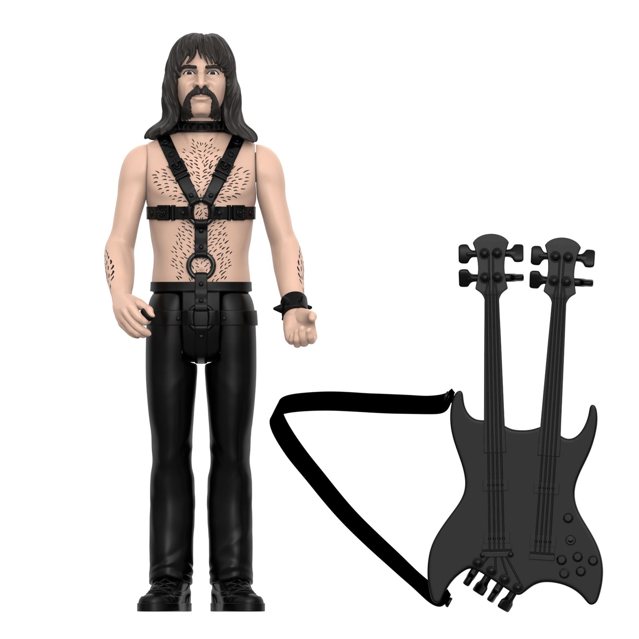 Spinal Tap action figure ReAction Wave 02 Derek Smalls (None More Black) 10 cm