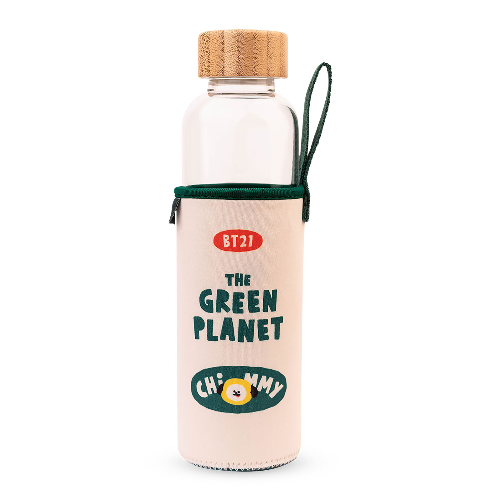 Line Friends - BT21 Green Planet Chimmy Water Bottle