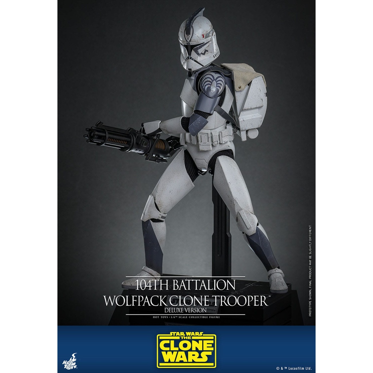 Star Wars: The Clone Wars - 104th Battalion Wolfpack Clone Trooper 1:6 Scale Action Figure