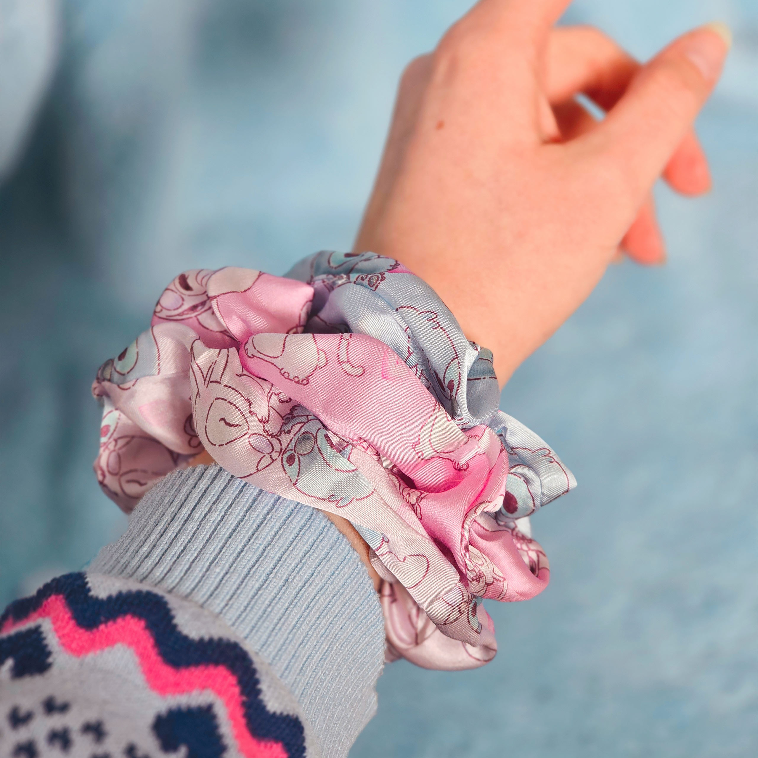 Lilo & Stitch - Angel and Stitch Hair Scrunchie Set of 3