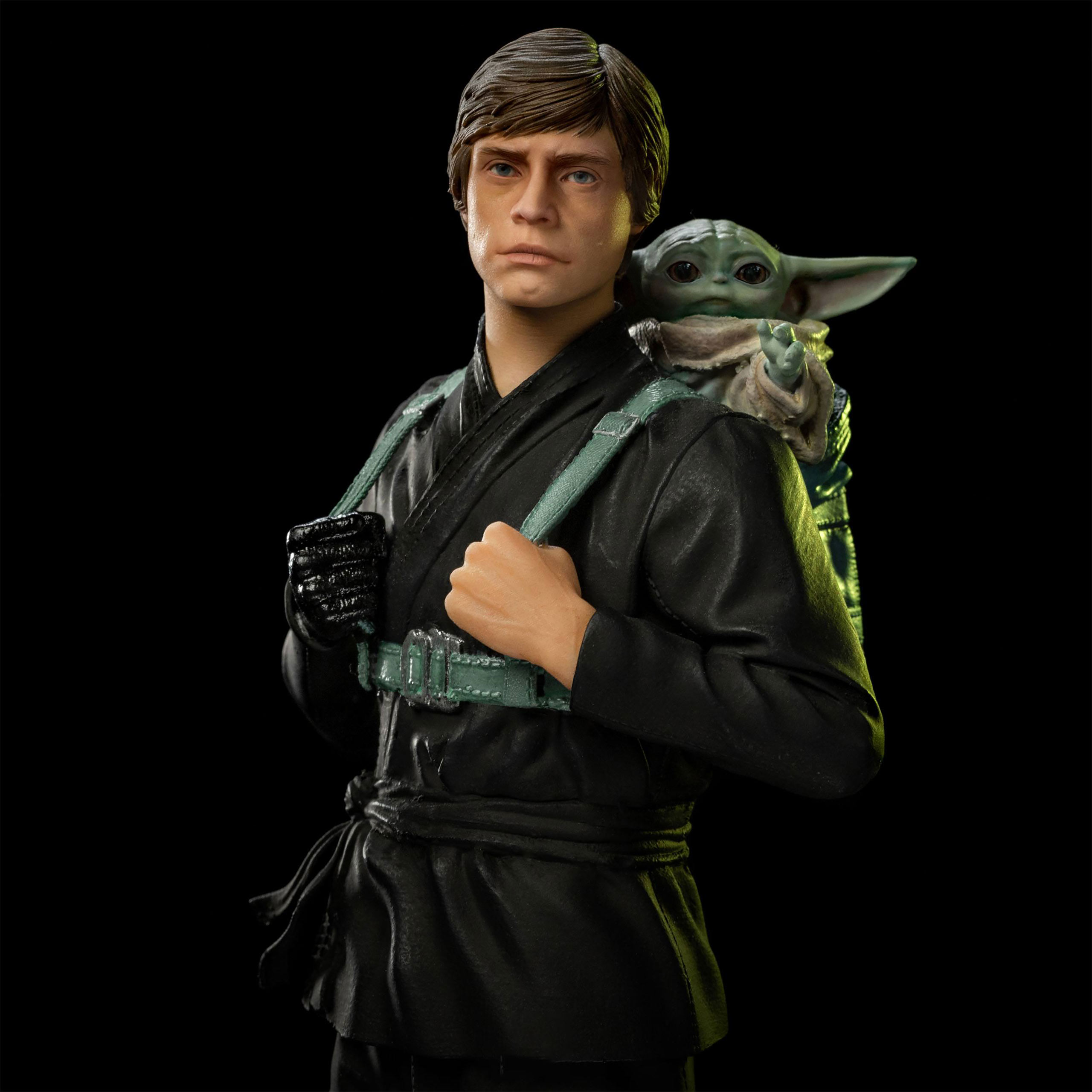 Luke Skywalker & Grogu Training Statue limitiert - Star Wars The Book of Boba Fett