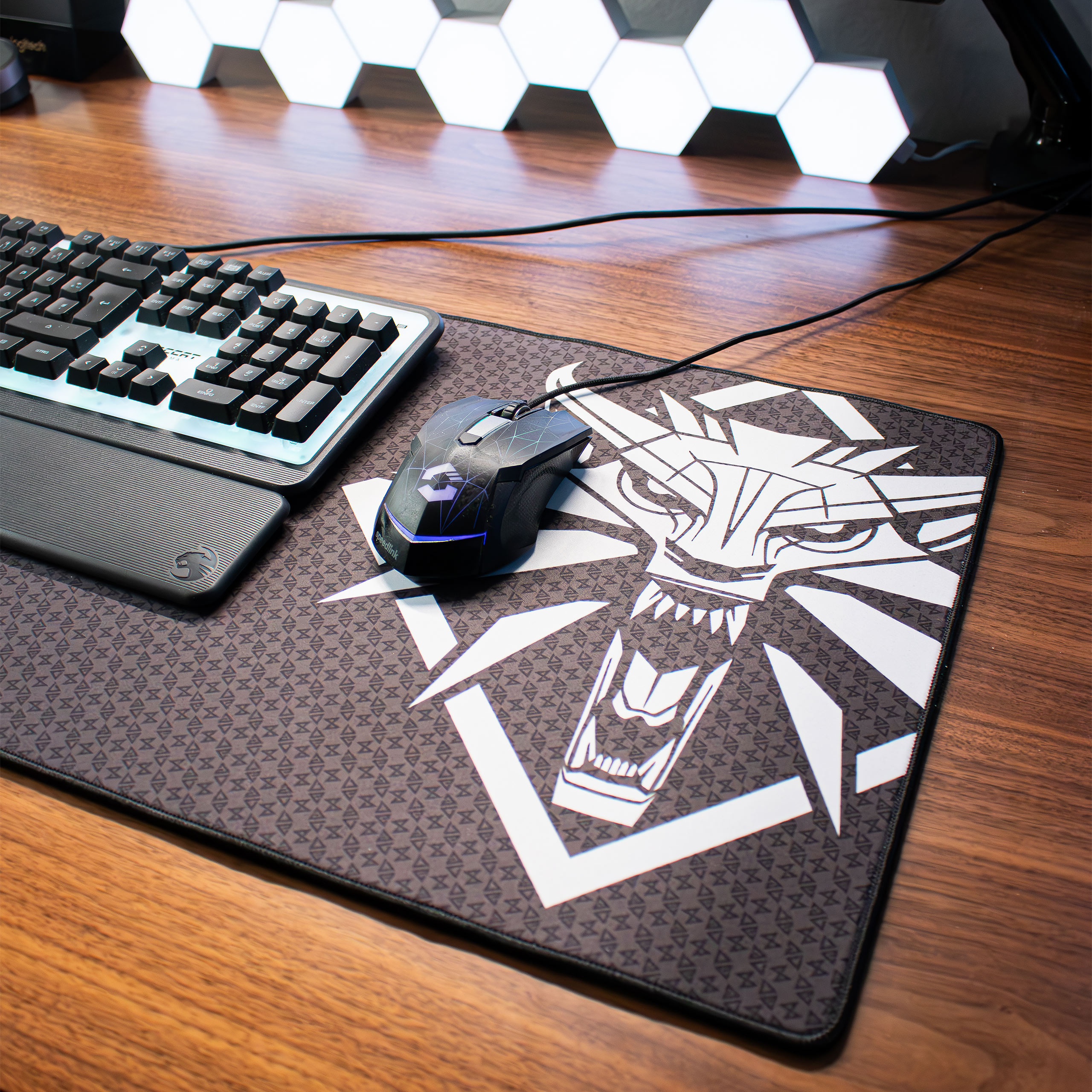 Witcher - Wolf Medaillon XL Muismat