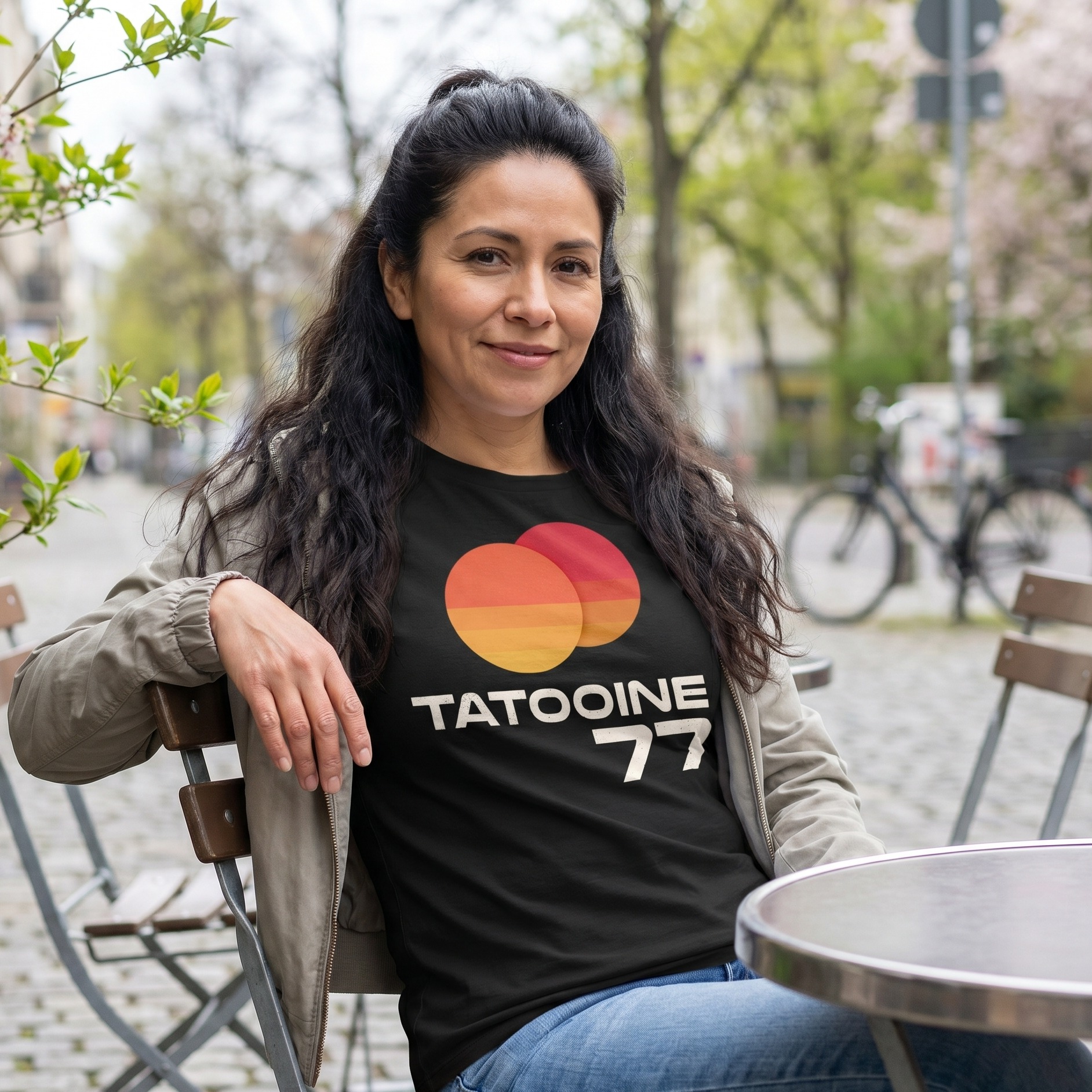 Star Wars - Tatooine 77 Zwart T-Shirt