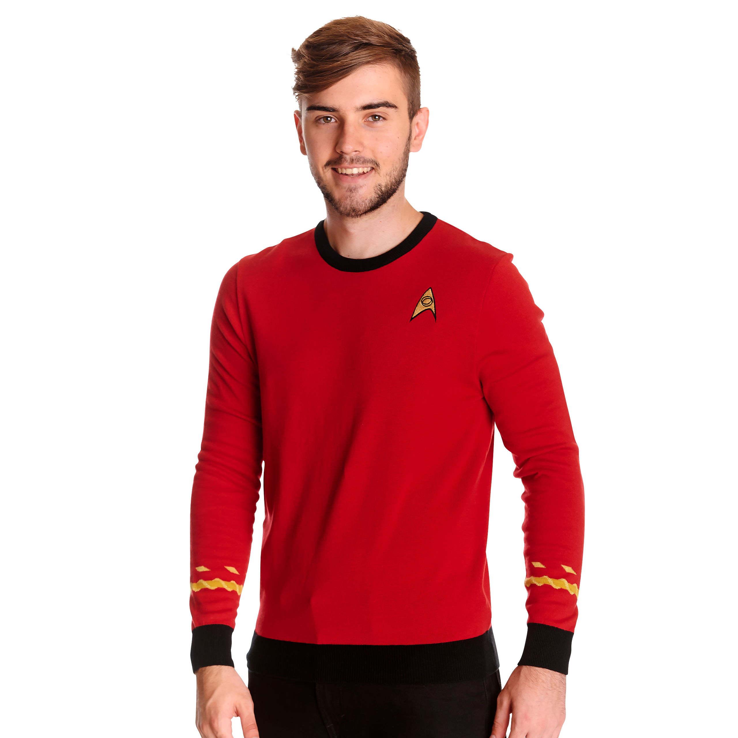 Star Trek - Scotty Uniform Strickpullover rot