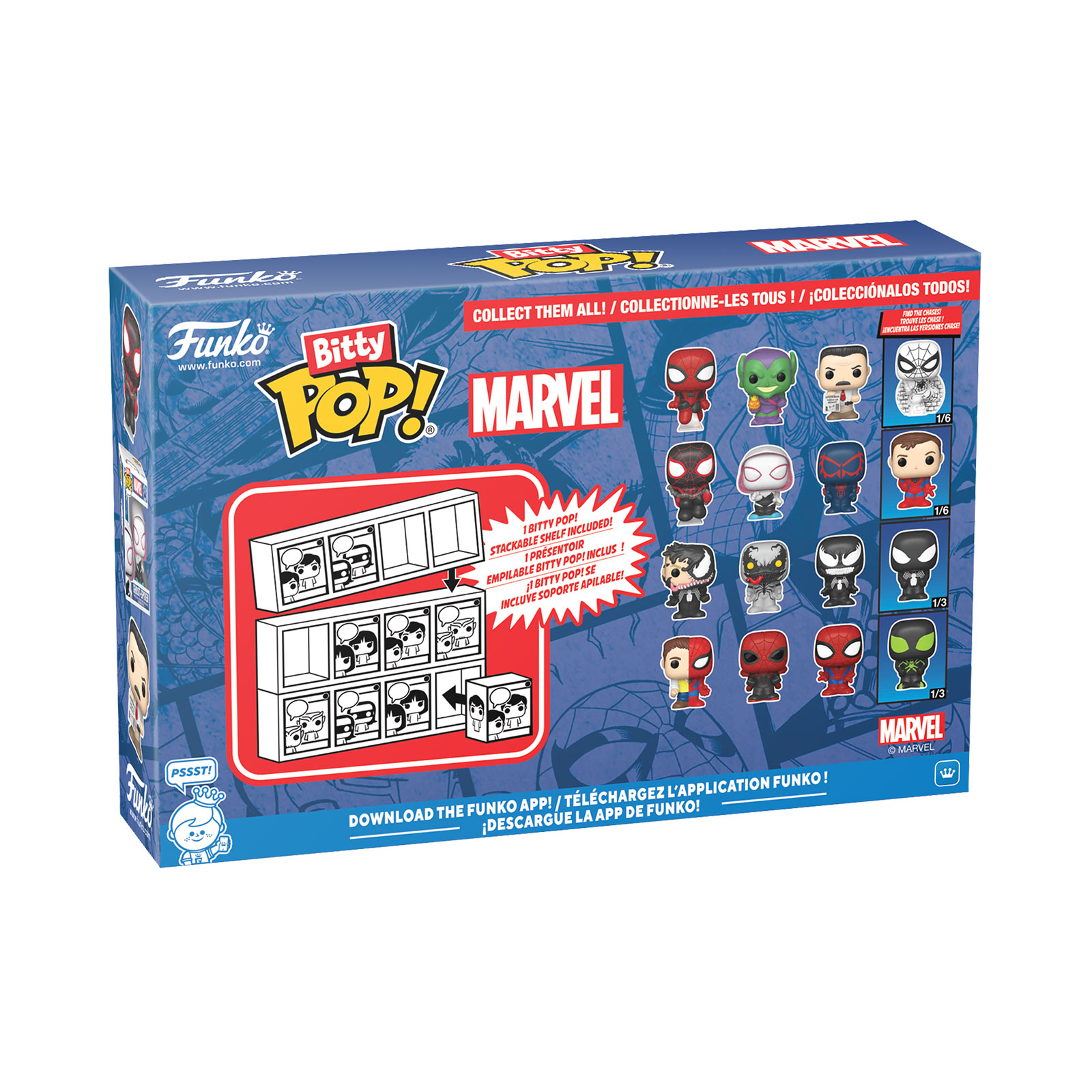 Marvel - Spider-Man Funko Bitty Pop 4-figuren Set Serie 3