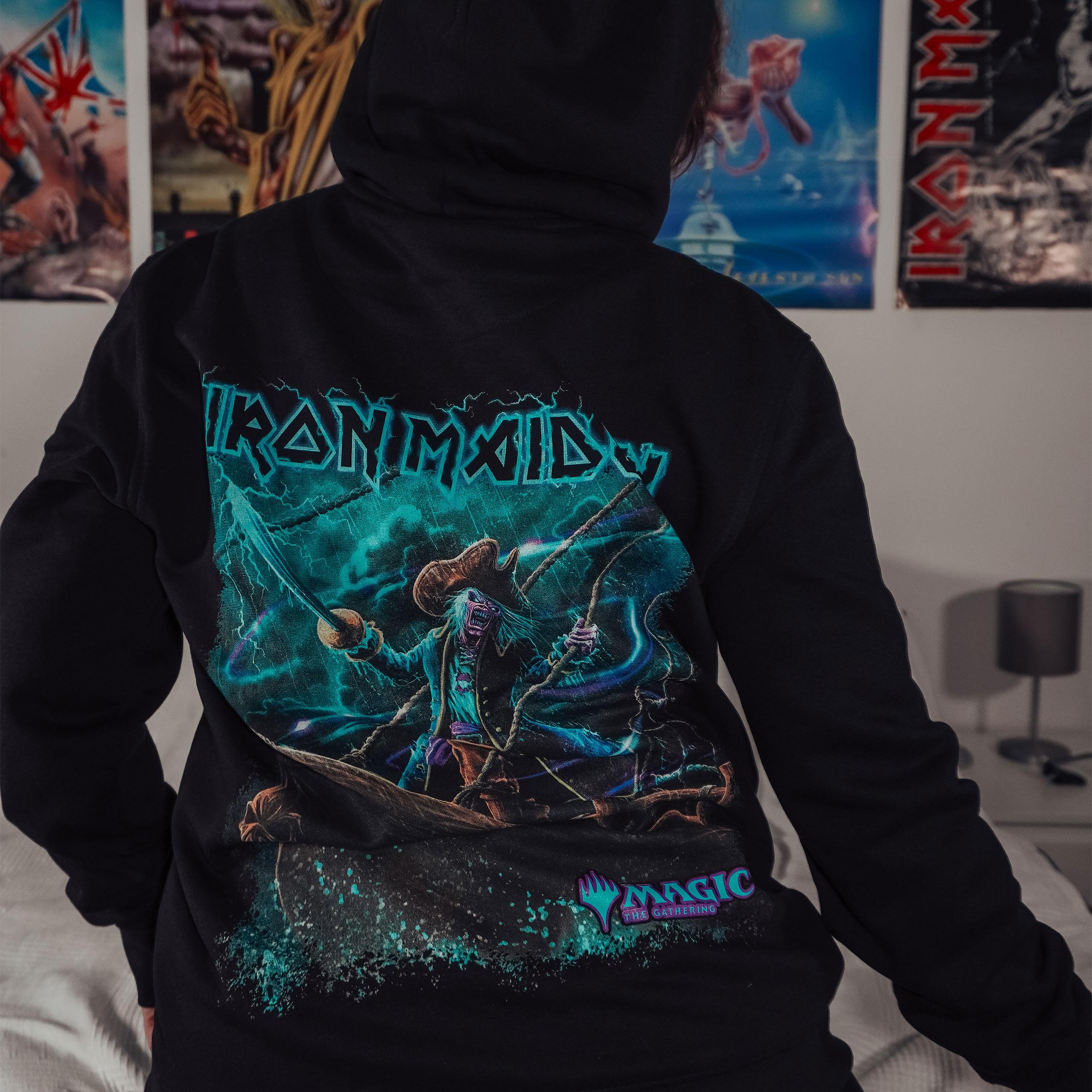 Iron Maiden - Magic Captain N'Ghathrod bluza z kapturem czarna