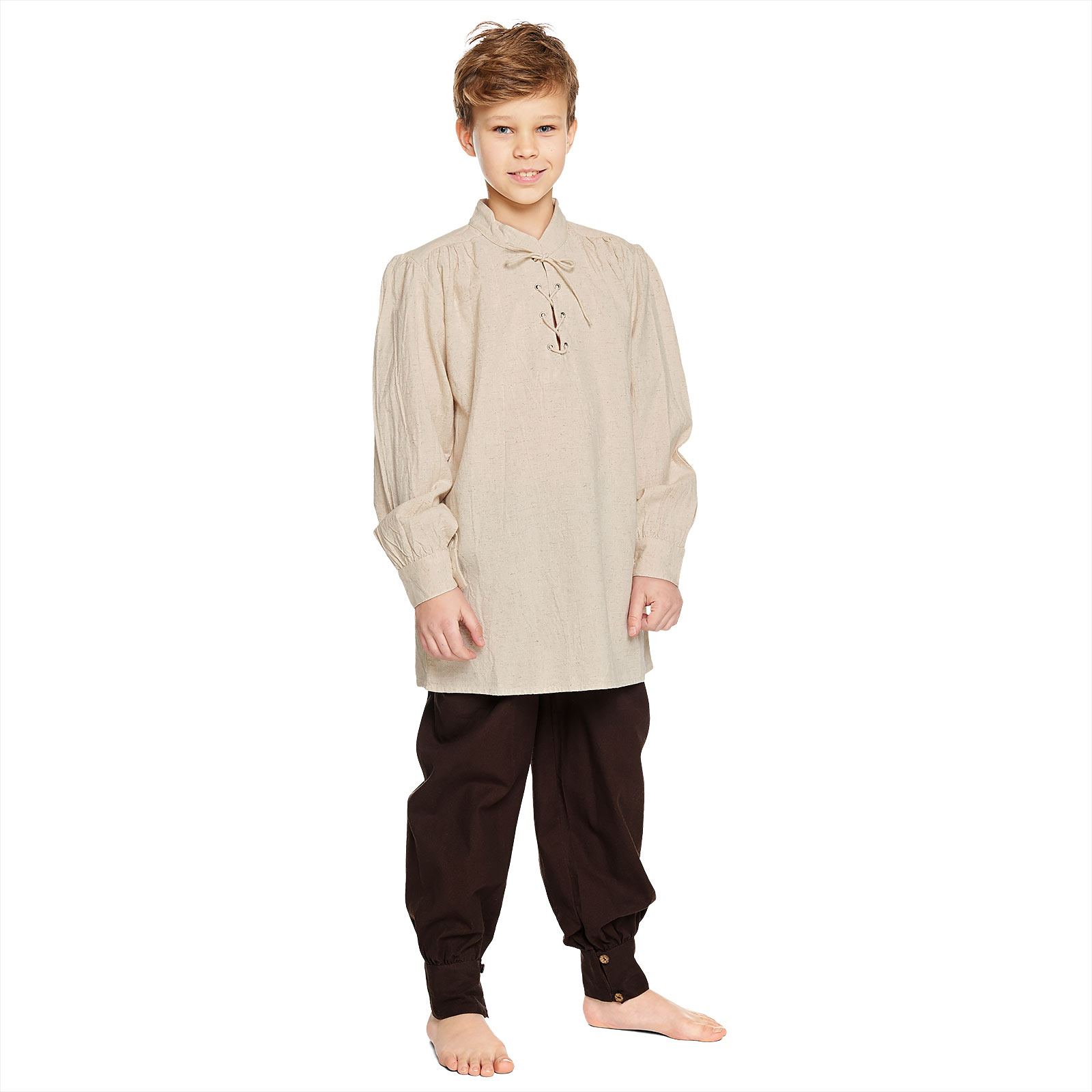 Pantalon médiéval pour enfants marron