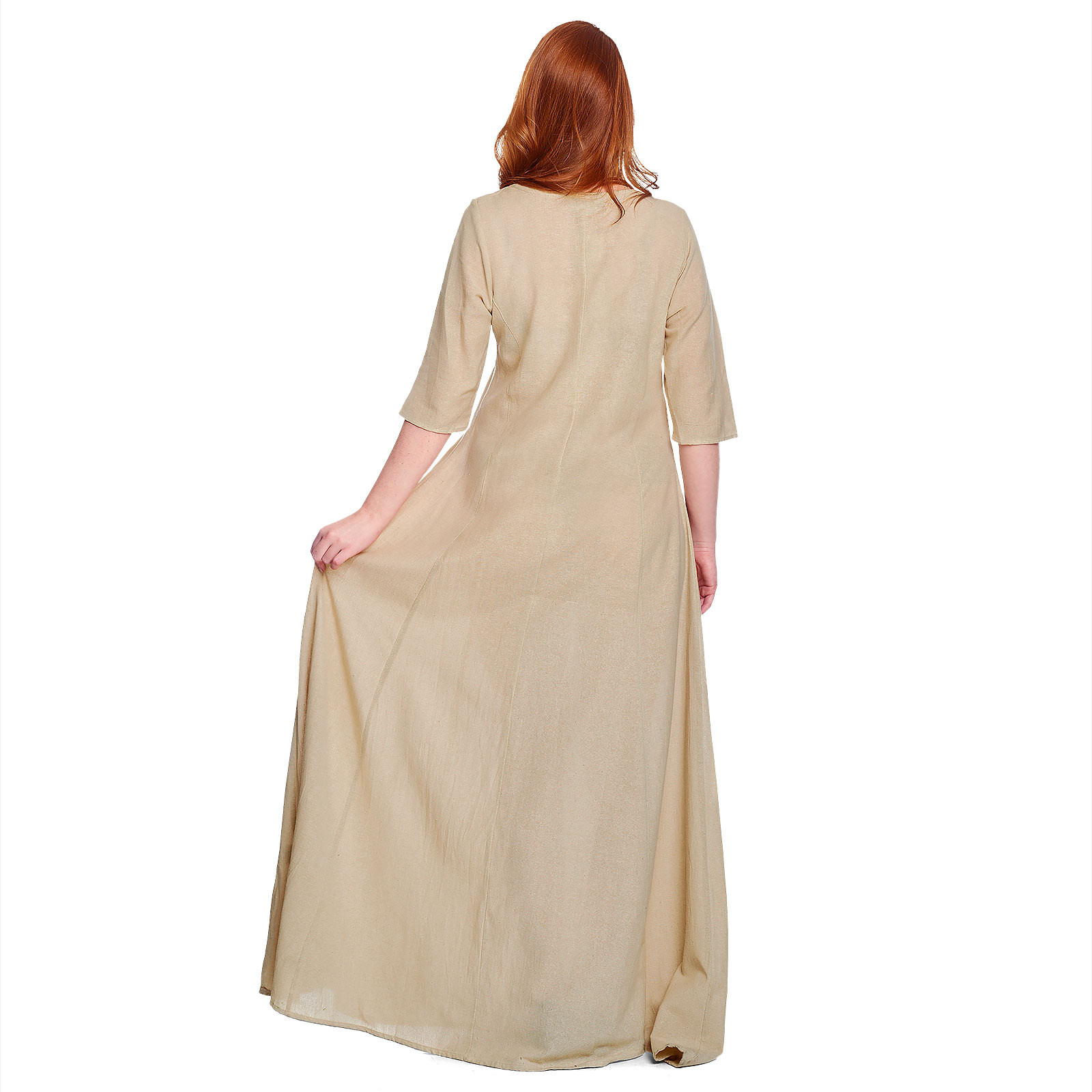 Sous-robe médiévale Silja beige