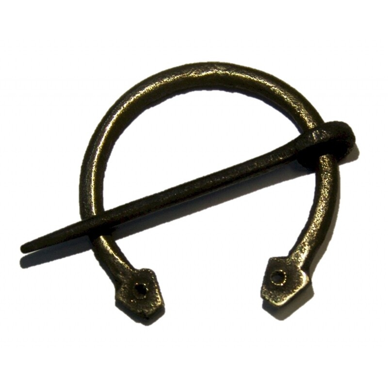 Piccola fibula medievale forgiata a mano