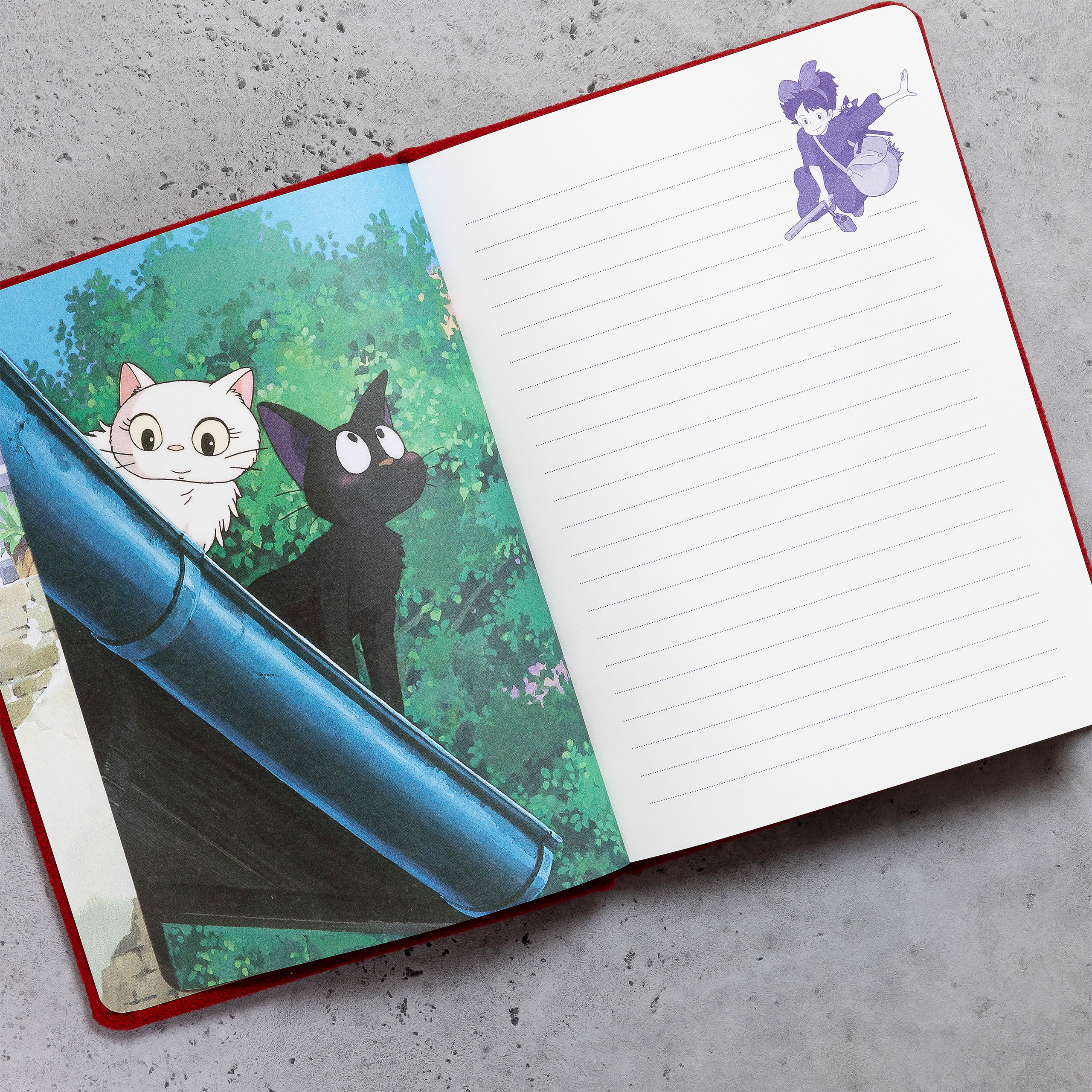 Kiki's Little Delivery Service - Jiji Plush Notebook A5