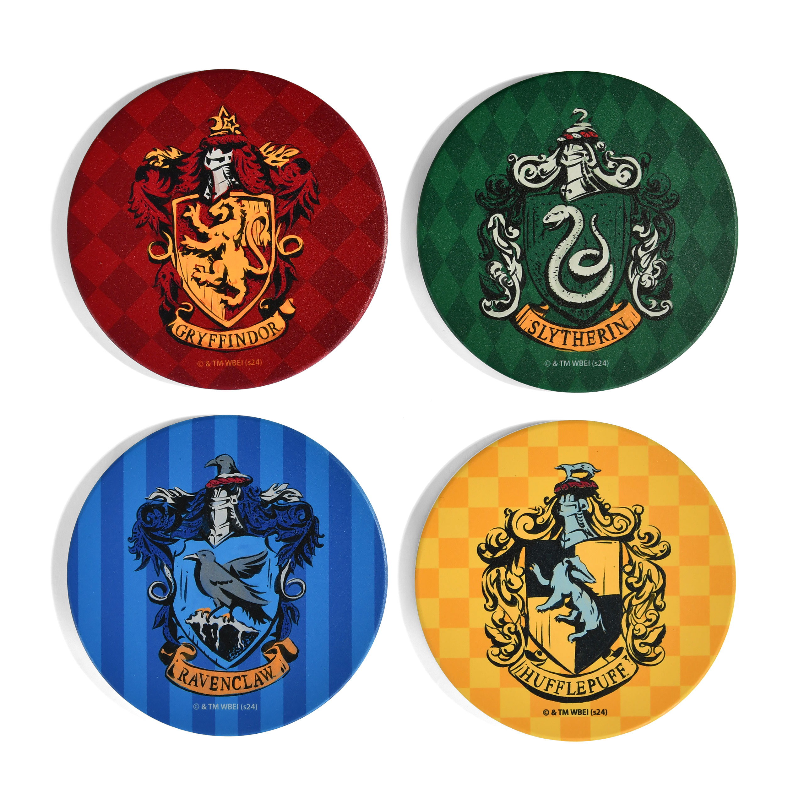 Harry Potter - Posavasos Escudos de las Casas set de 4