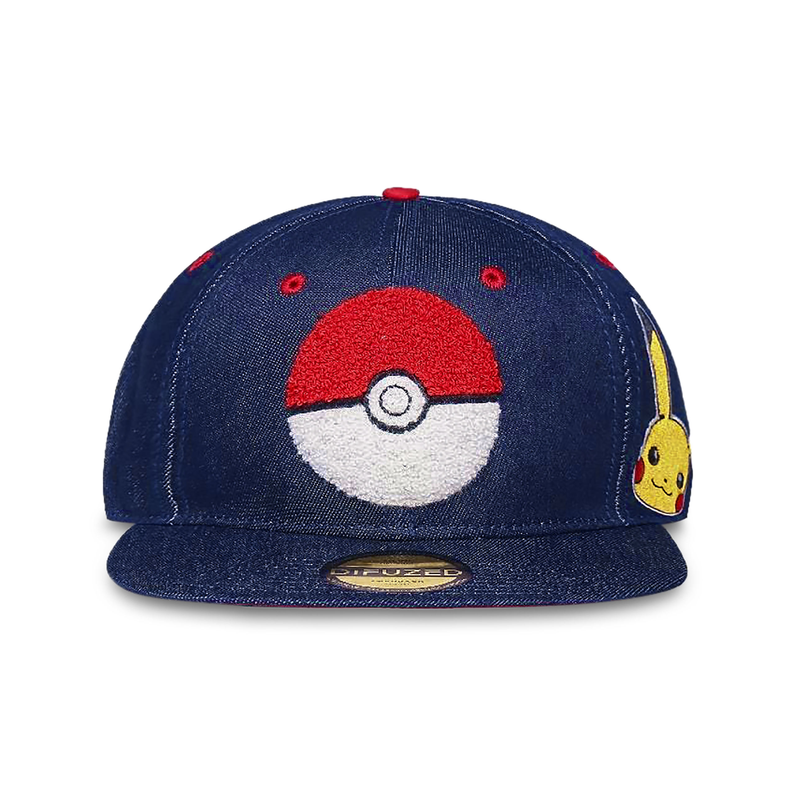 Pokemon - Pokeball Snapback Cap Blue