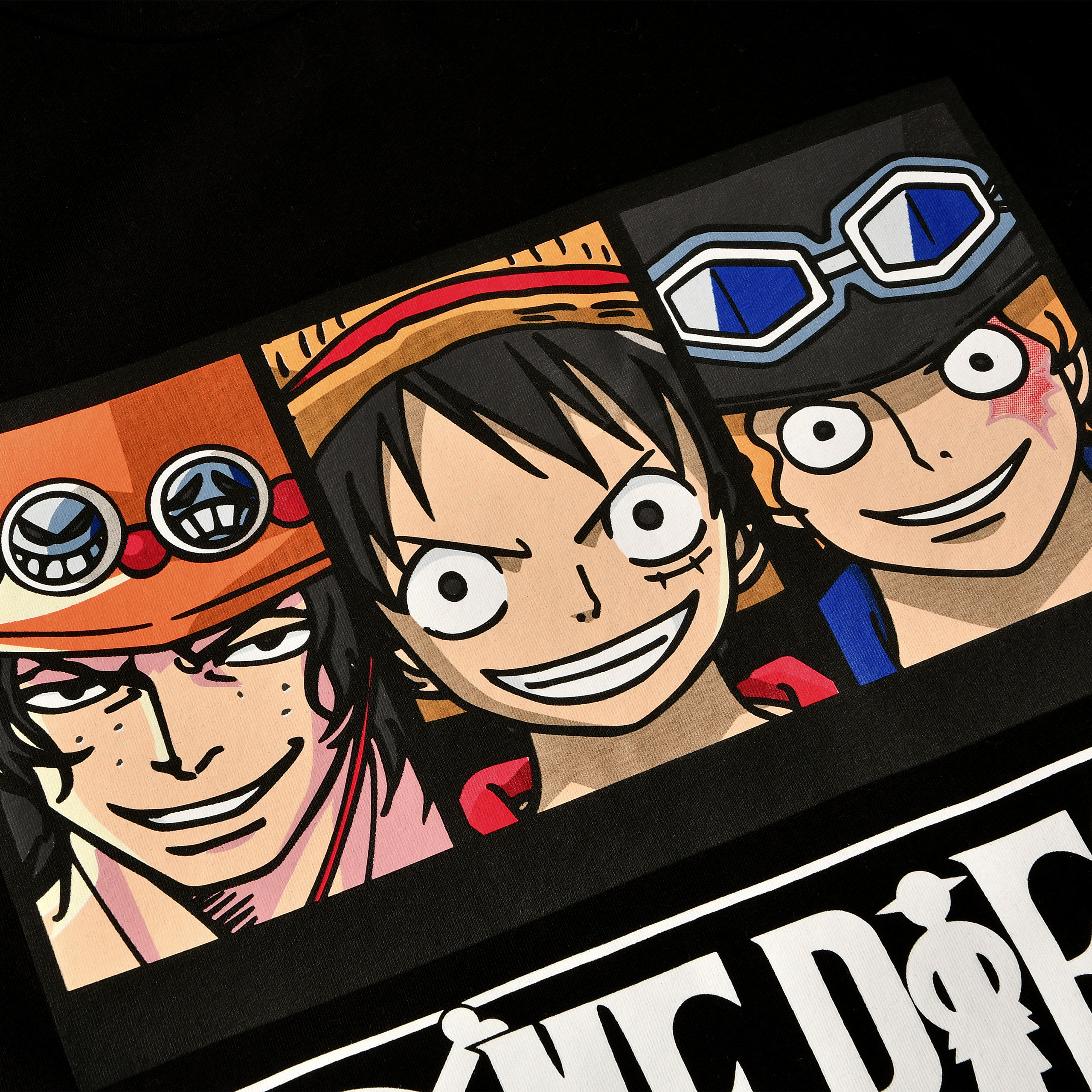 One Piece - Crew T-Shirt schwarz