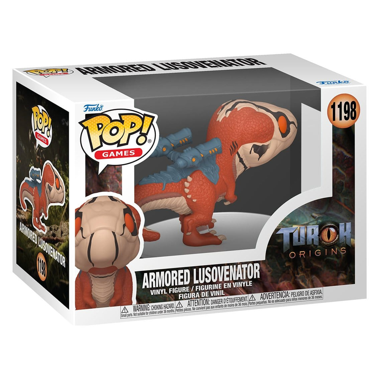 Turok POP! Games Vinyl Figur Armored Lusovenator 9 cm