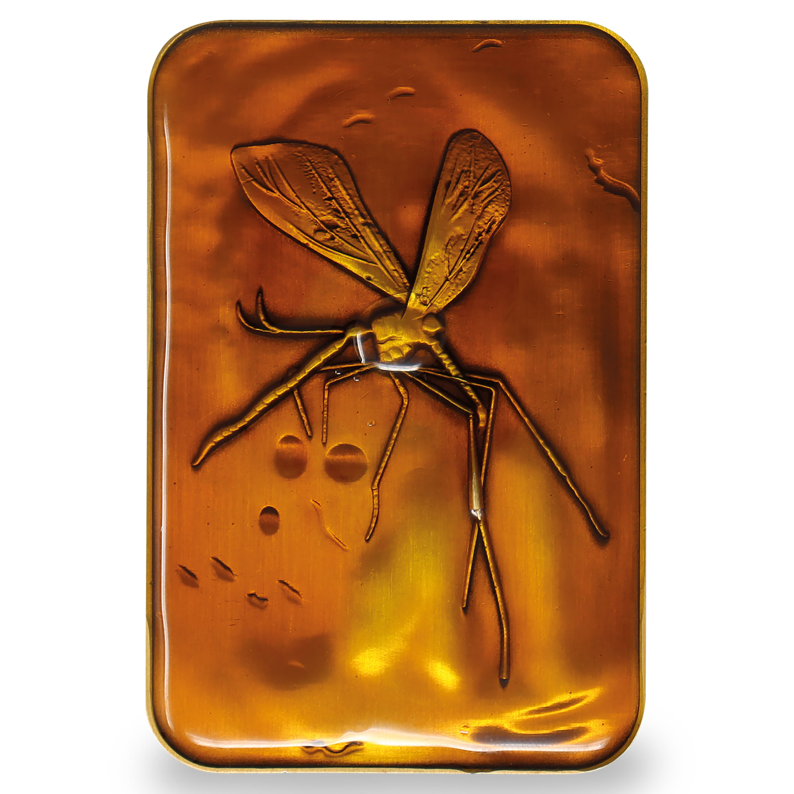 Jurassic Park - Muggen in Amber Metalen Staaf Repliek Beperkt