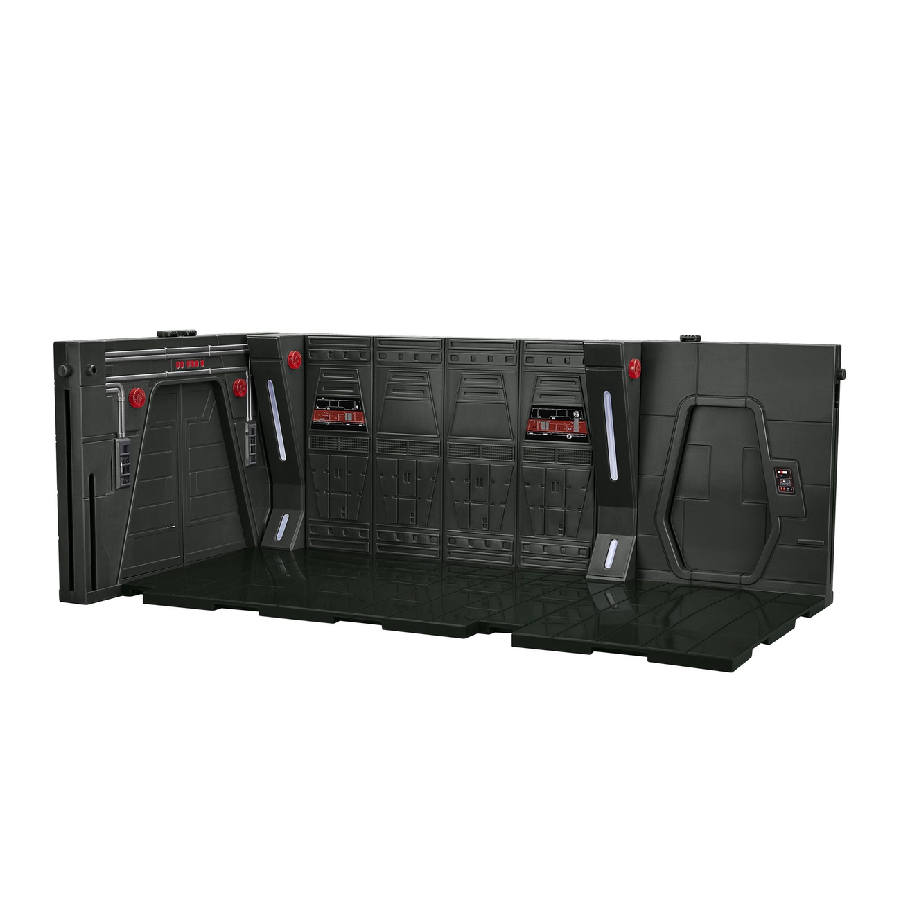 Star Wars: The Mandalorian Vintage Collection Moff Gideons Imperial Light Cruiser Hallway met Mandalorian Privateer Act