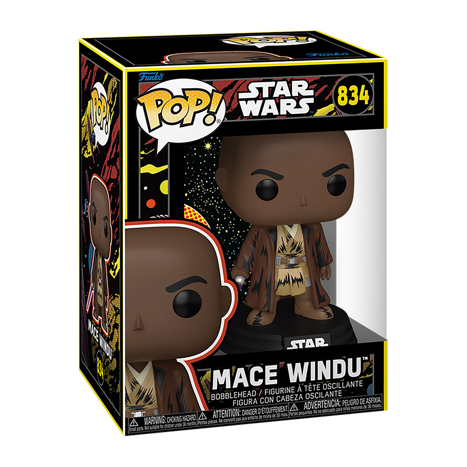 Star Wars - Mace Windu Retro figure Funko Pop bobble-head