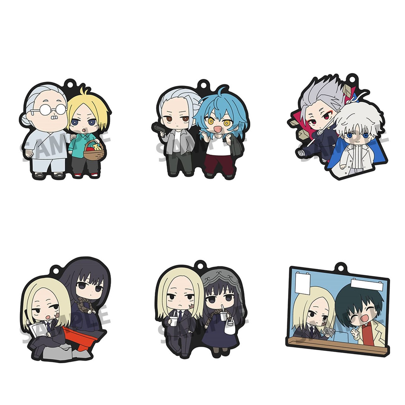 Sakamoto Days Rubber Mascot Buddycolle portachiavi in gomma Vol. 2 7 cm assortimento (6)