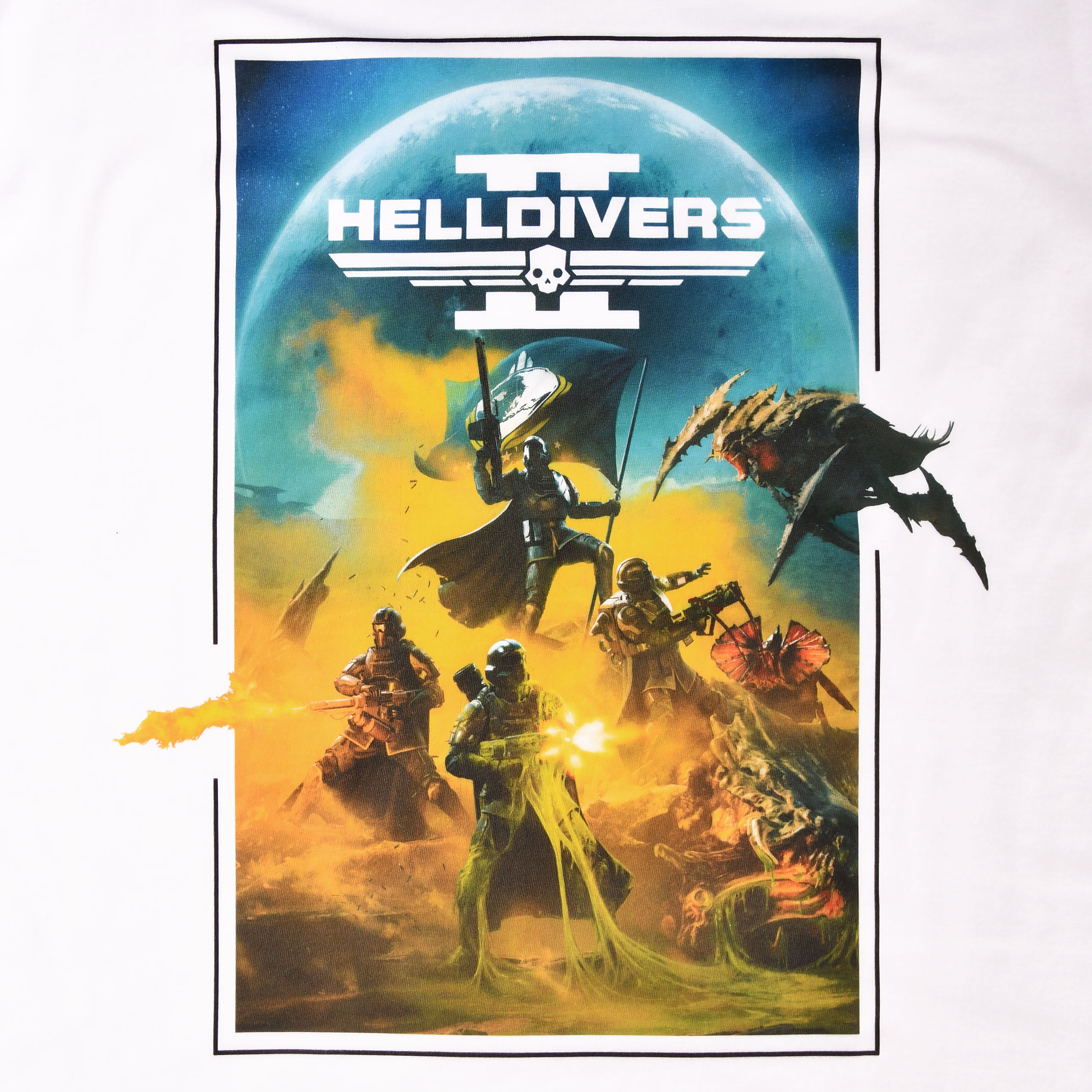 Helldivers 2 - Key Art T-Shirt weiß