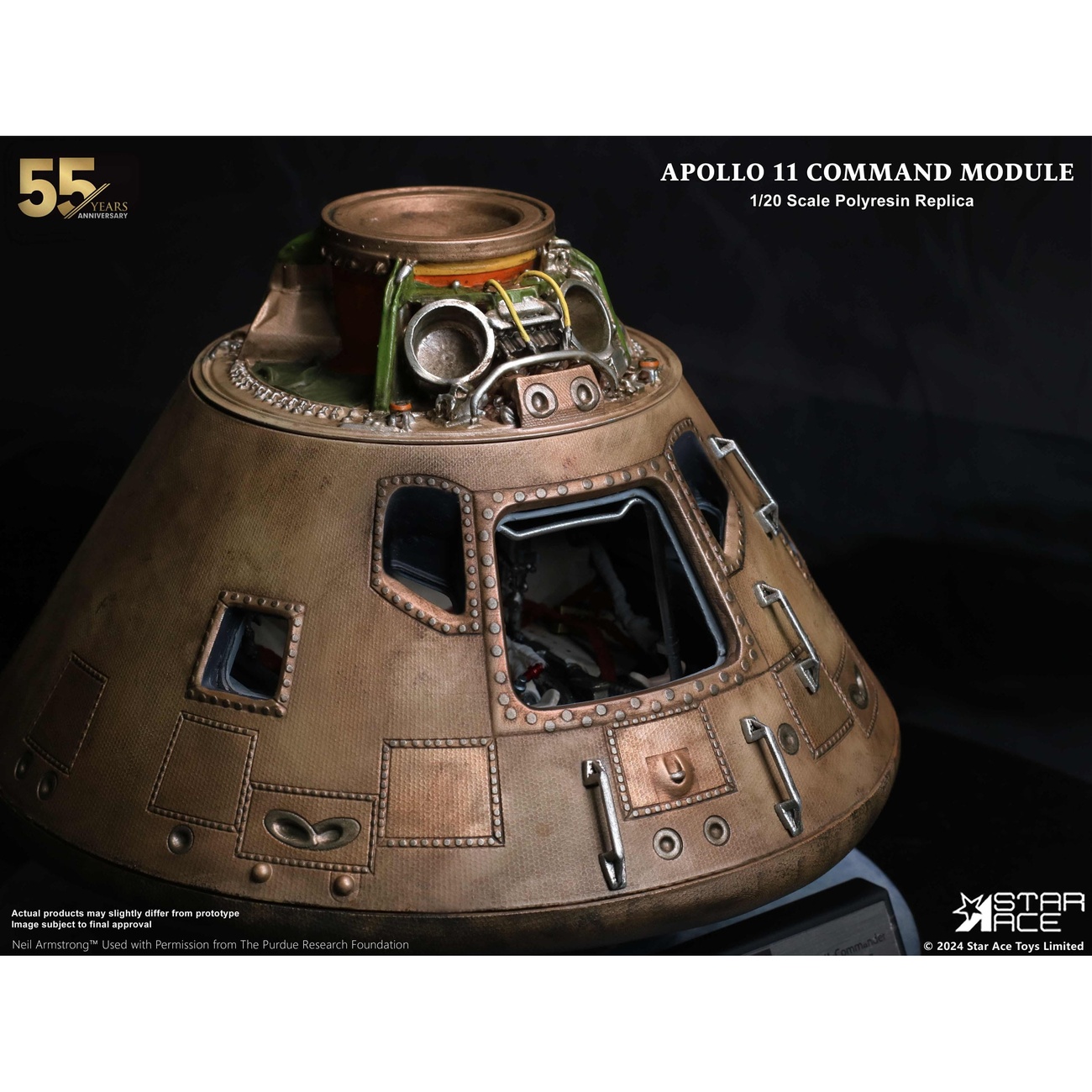 Apollo 11 Replik 1/20 Command Module (DX) 20 cm