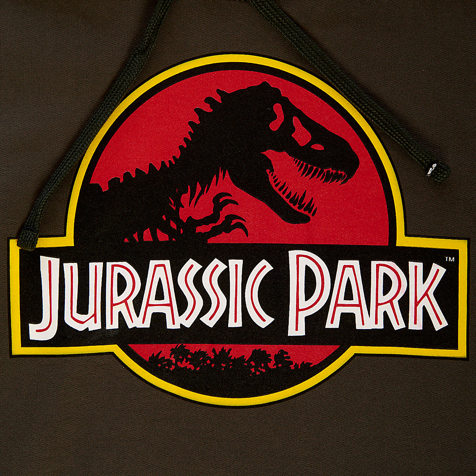 Jurassic Park - Sweat à capuche vert avec logo
