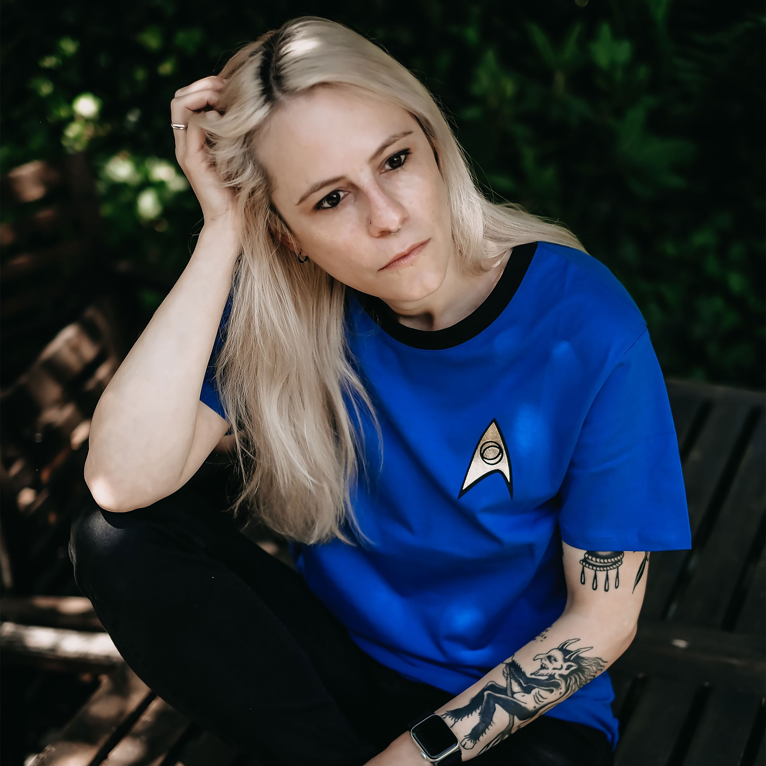 Star Trek - Mister Spock Uniform T-Shirt blau