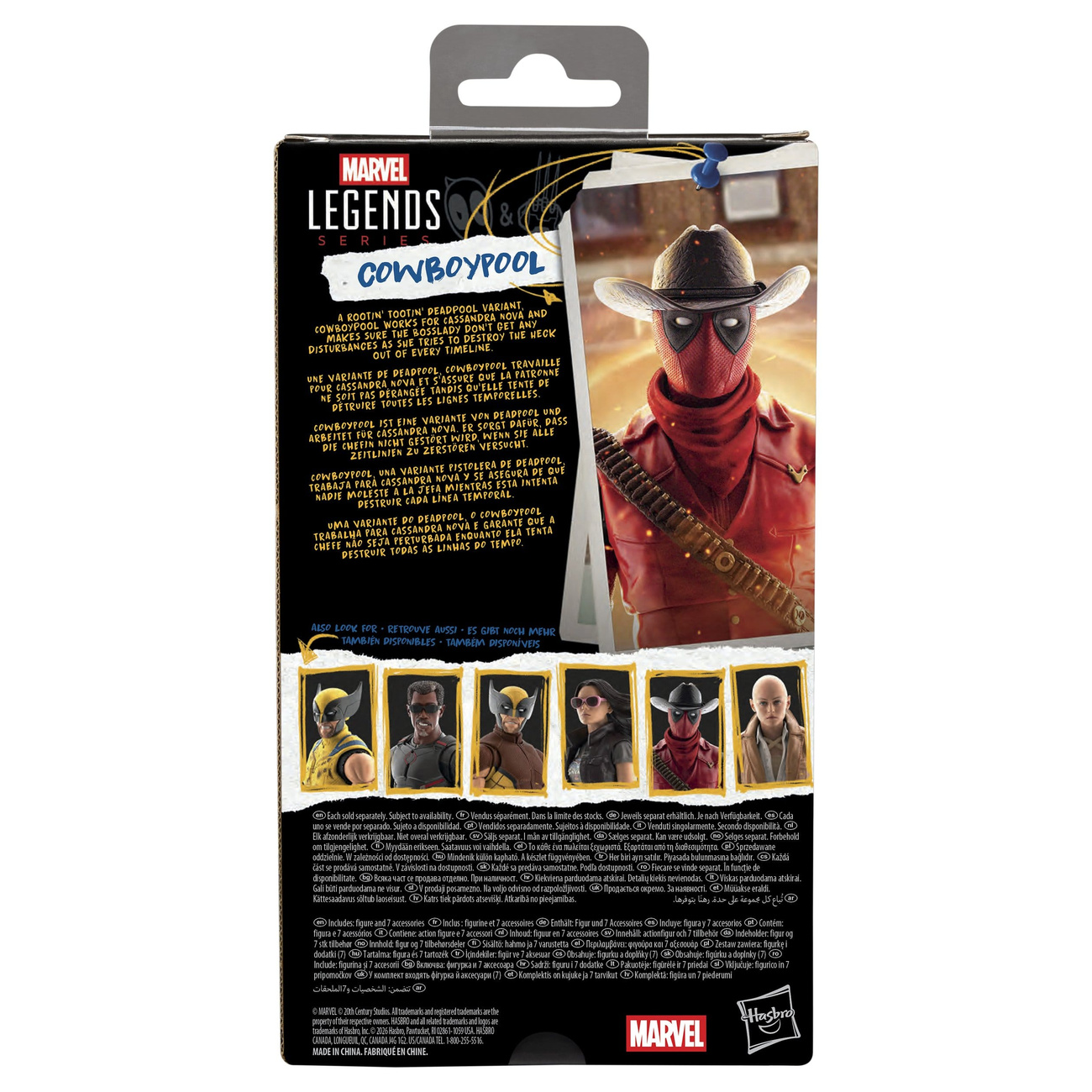 Deadpool & Wolverine Marvel Legends Actionfigur Cowboypool