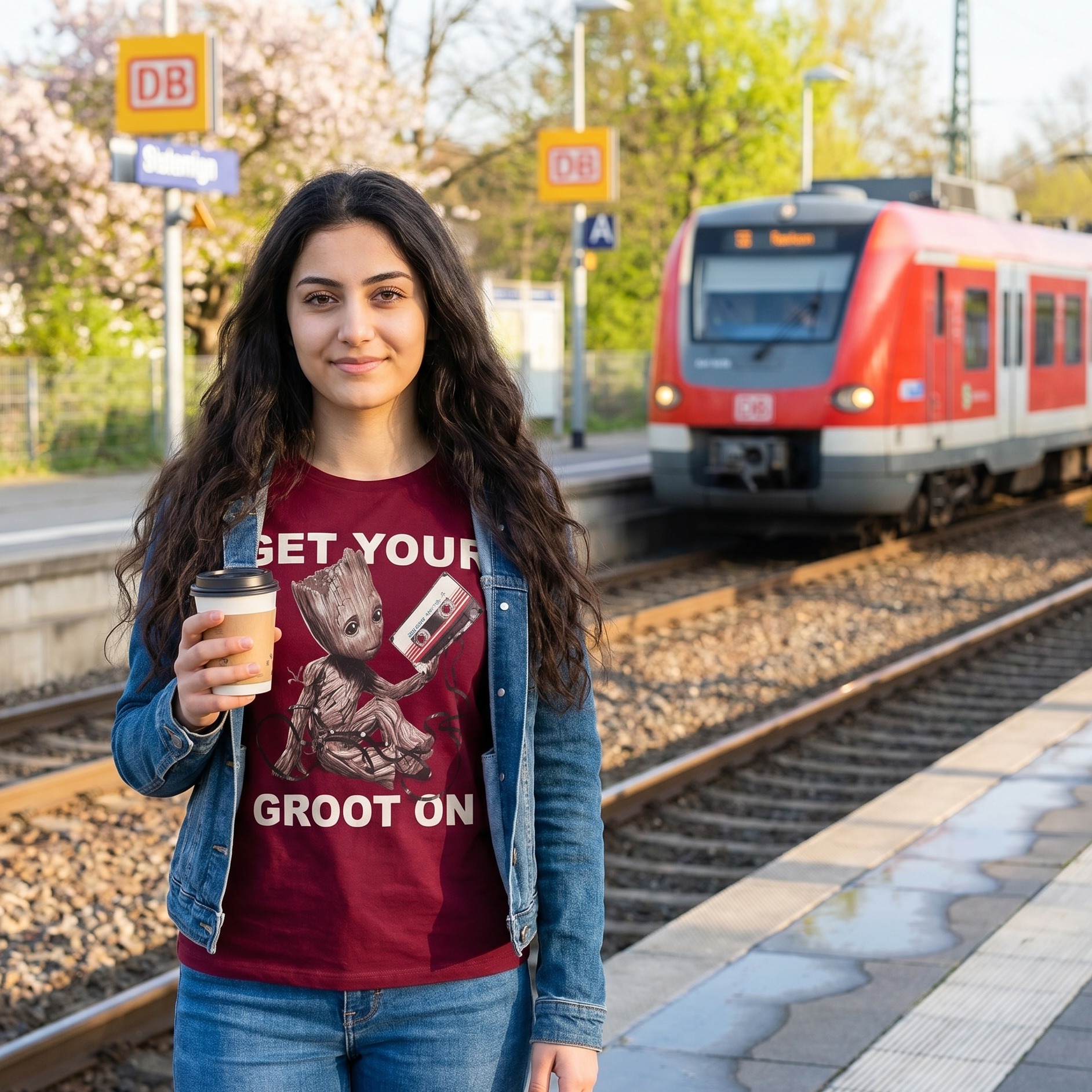 Strażnicy Galaktyki - Groot T-Shirt czerwone