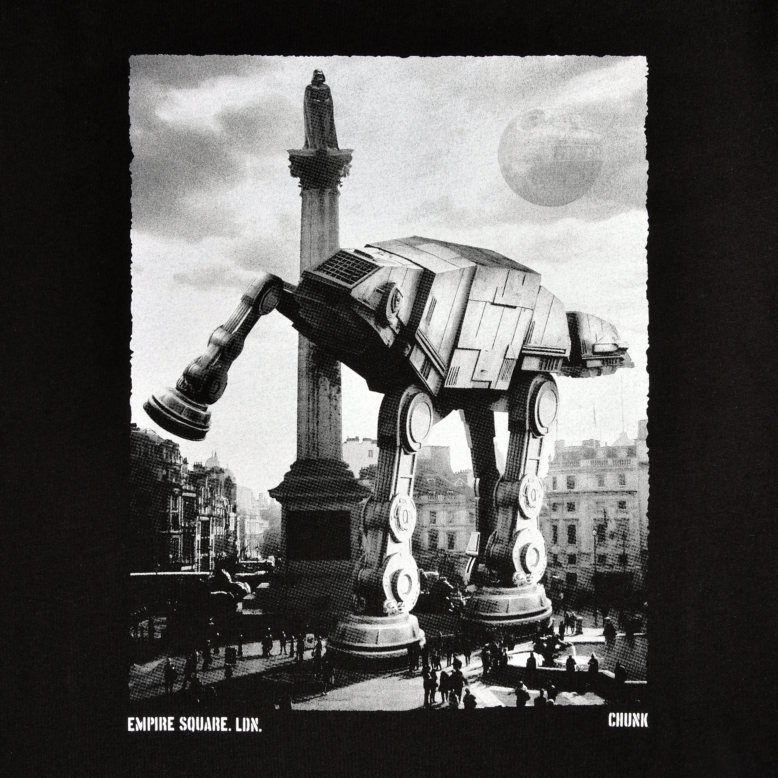 Empire Square T-Shirt voor Star Wars Fans zwart
