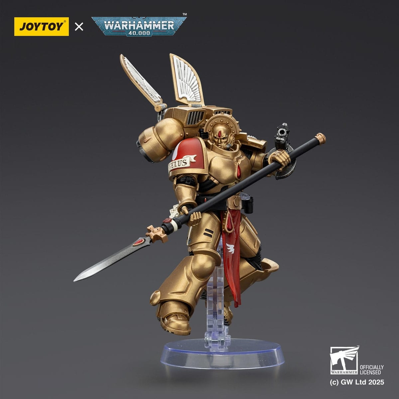Warhammer 40,000: Combat Patrol Blood Angels Figura de acción Sanguinary Guard 2 con Angelus Boltgun y Encarmine Spear 20 cm