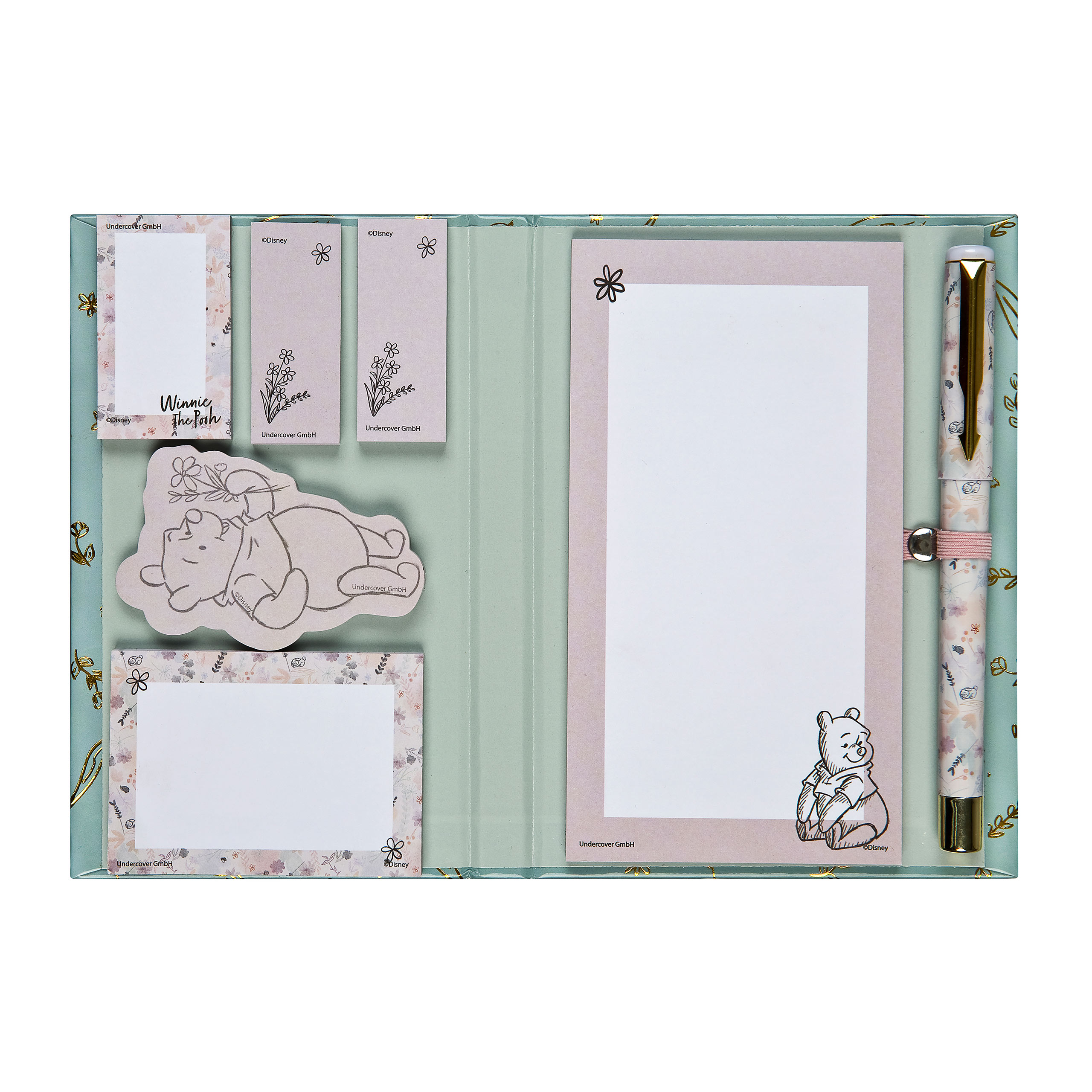 Winnie de Poeh - Notitieblokken set met pen