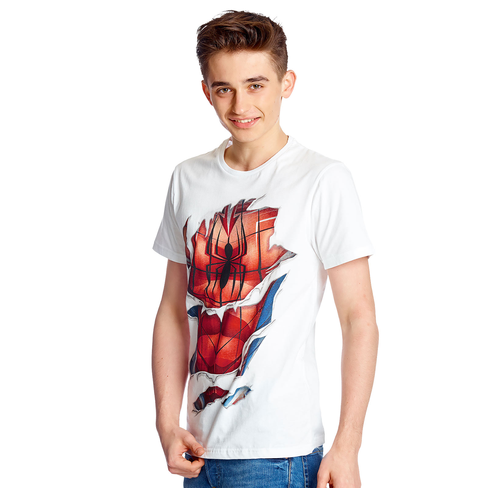 Spider-Man - T-shirt costume blanc
