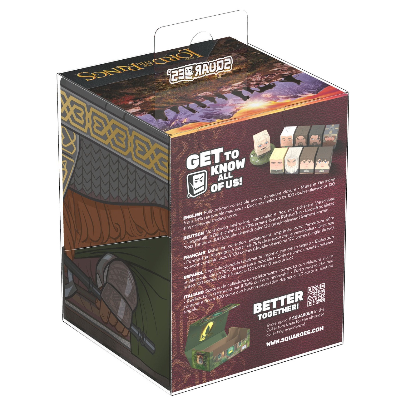 Gimli samlarkortbox Ultimate Guard - Sagan om Ringen