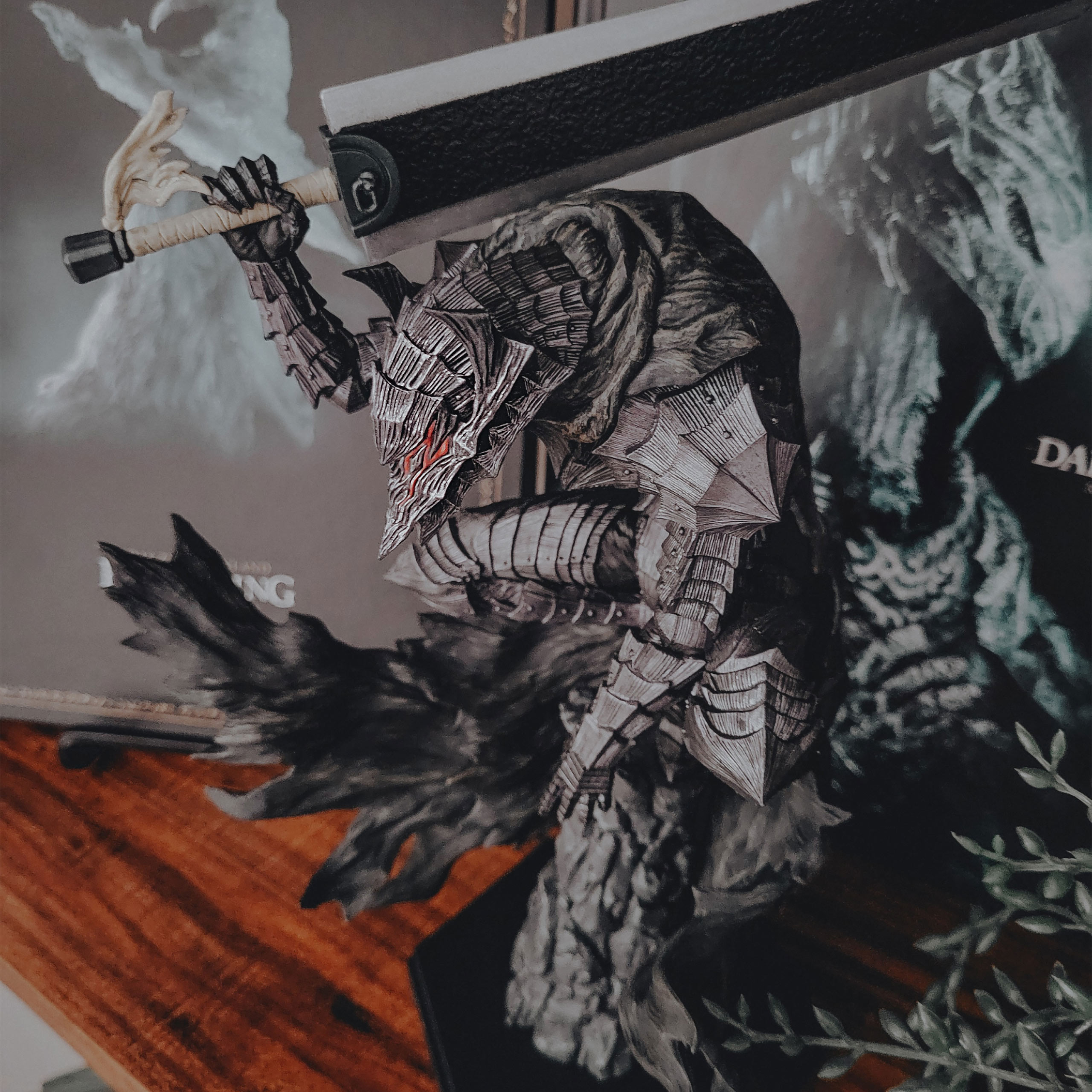 Berserk - Statue de Guts en armure de Berserker réédition