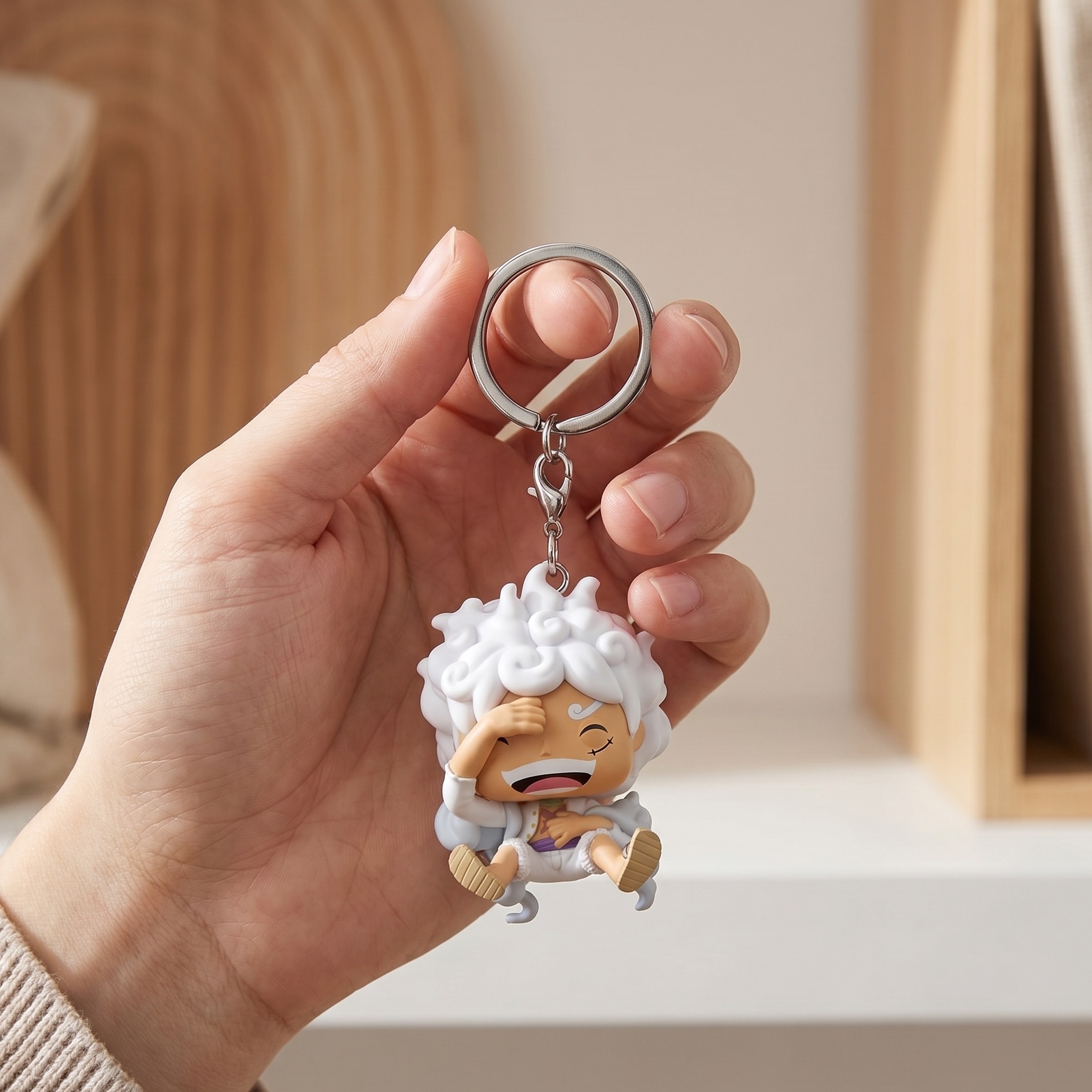 One Piece - Monkey D. Luffy Gear 5 Funko Pop Schlüsselanhänger