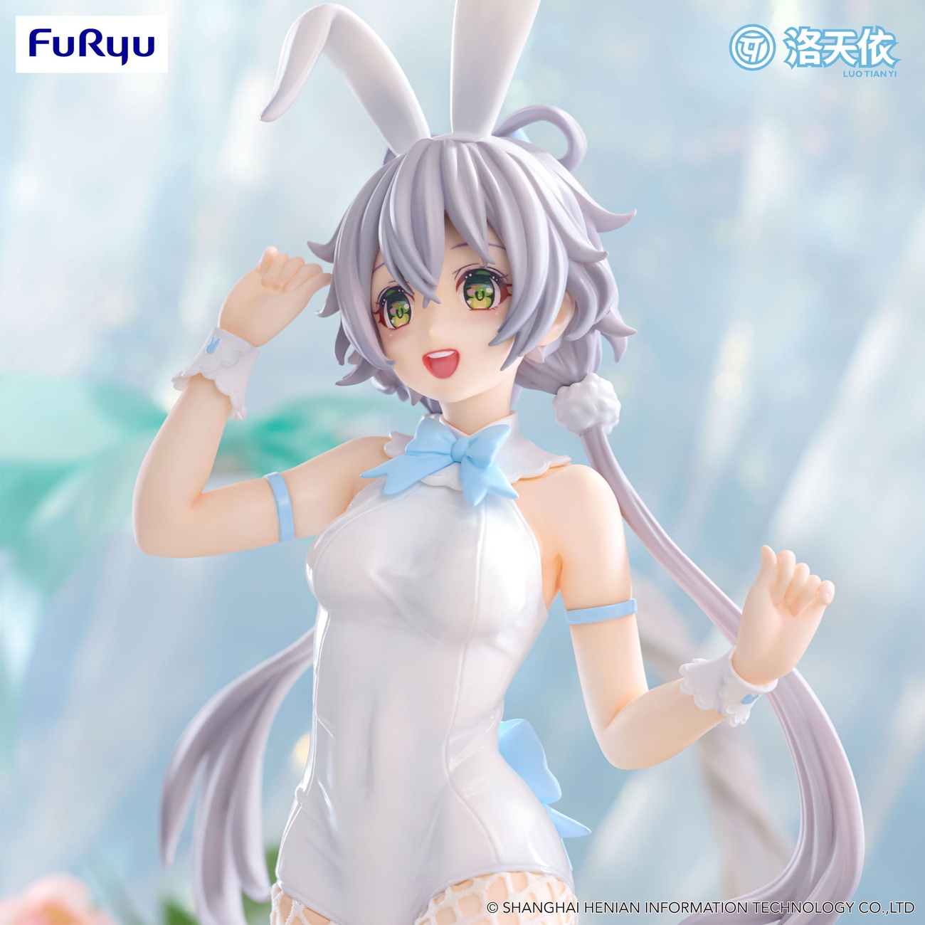 VTuber BiCute Bunnies Statue PVC V Singer Luo Tian Yi 28 cm