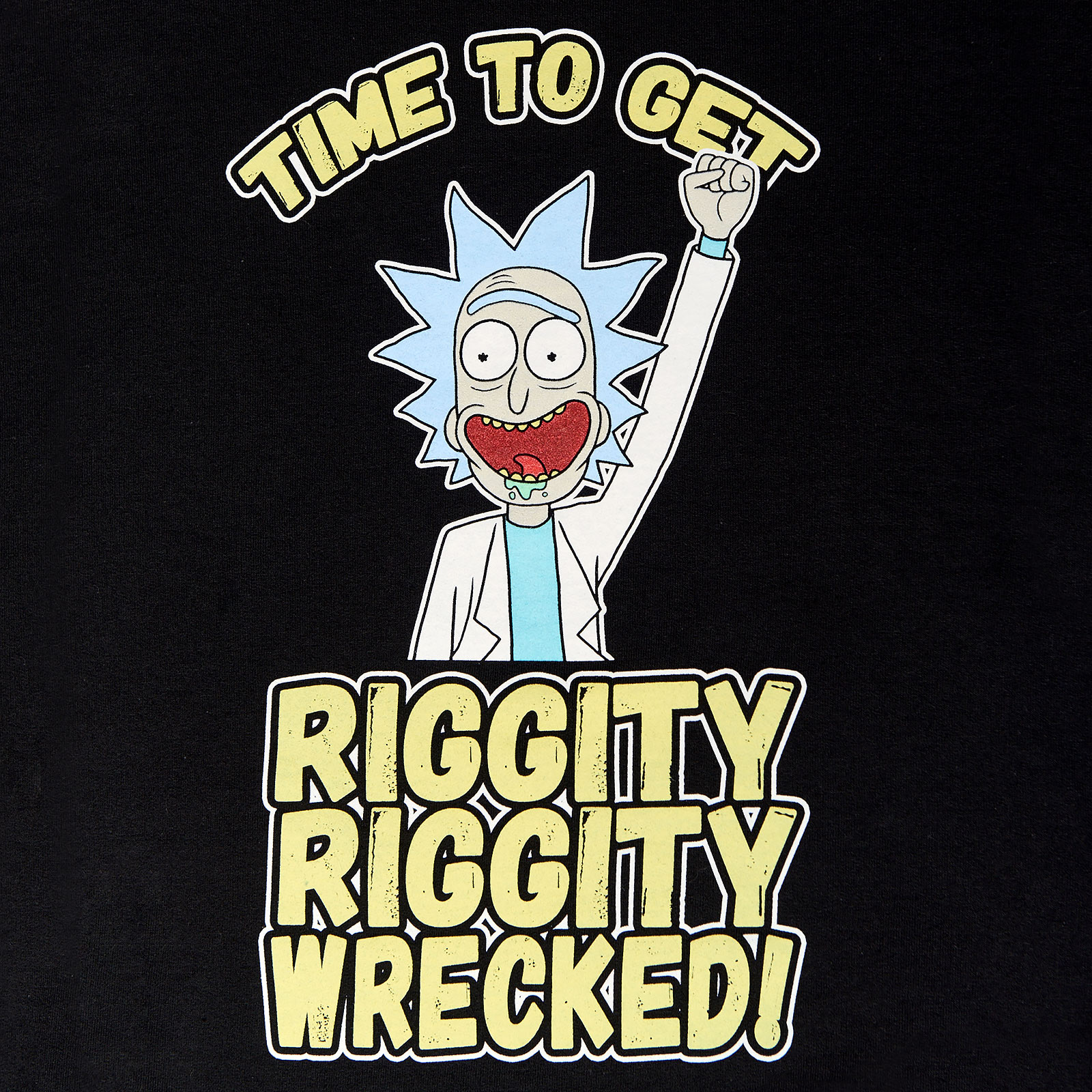 Rick and Morty - Riggity Wrecked Sweater schwarz